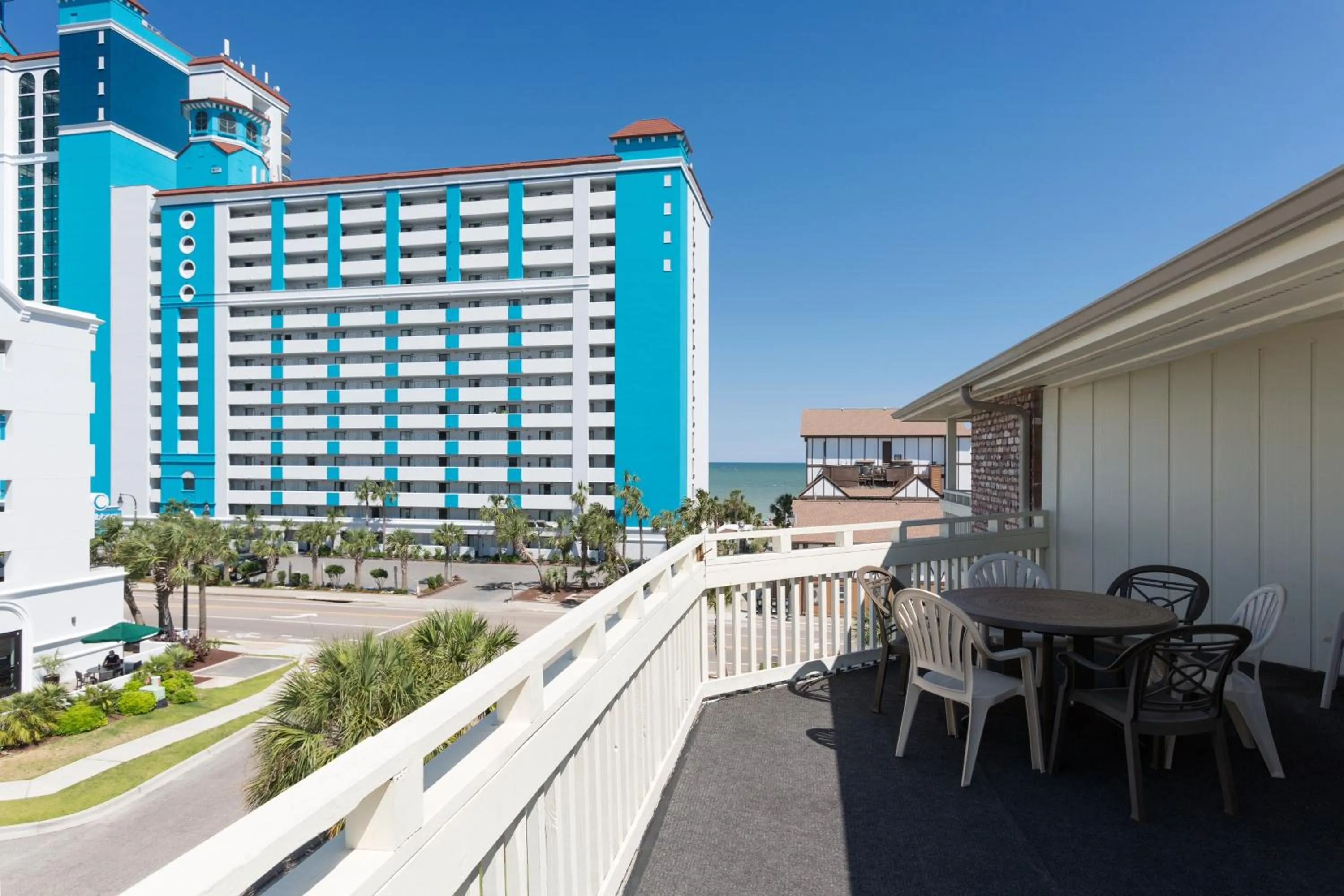 Patio in Caribbean Resort Myrtle Beach