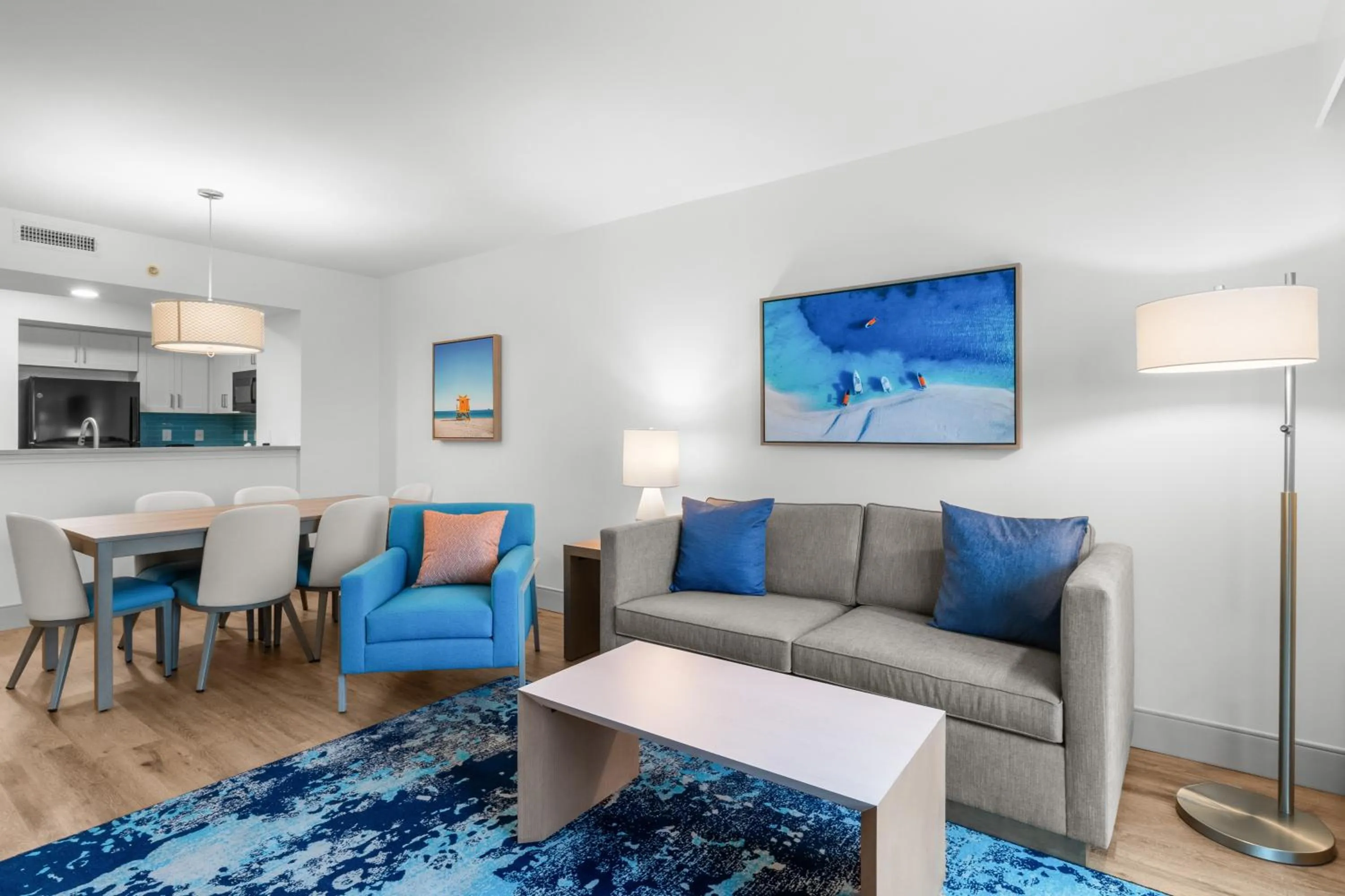 Living room in Caribbean Resort Myrtle Beach