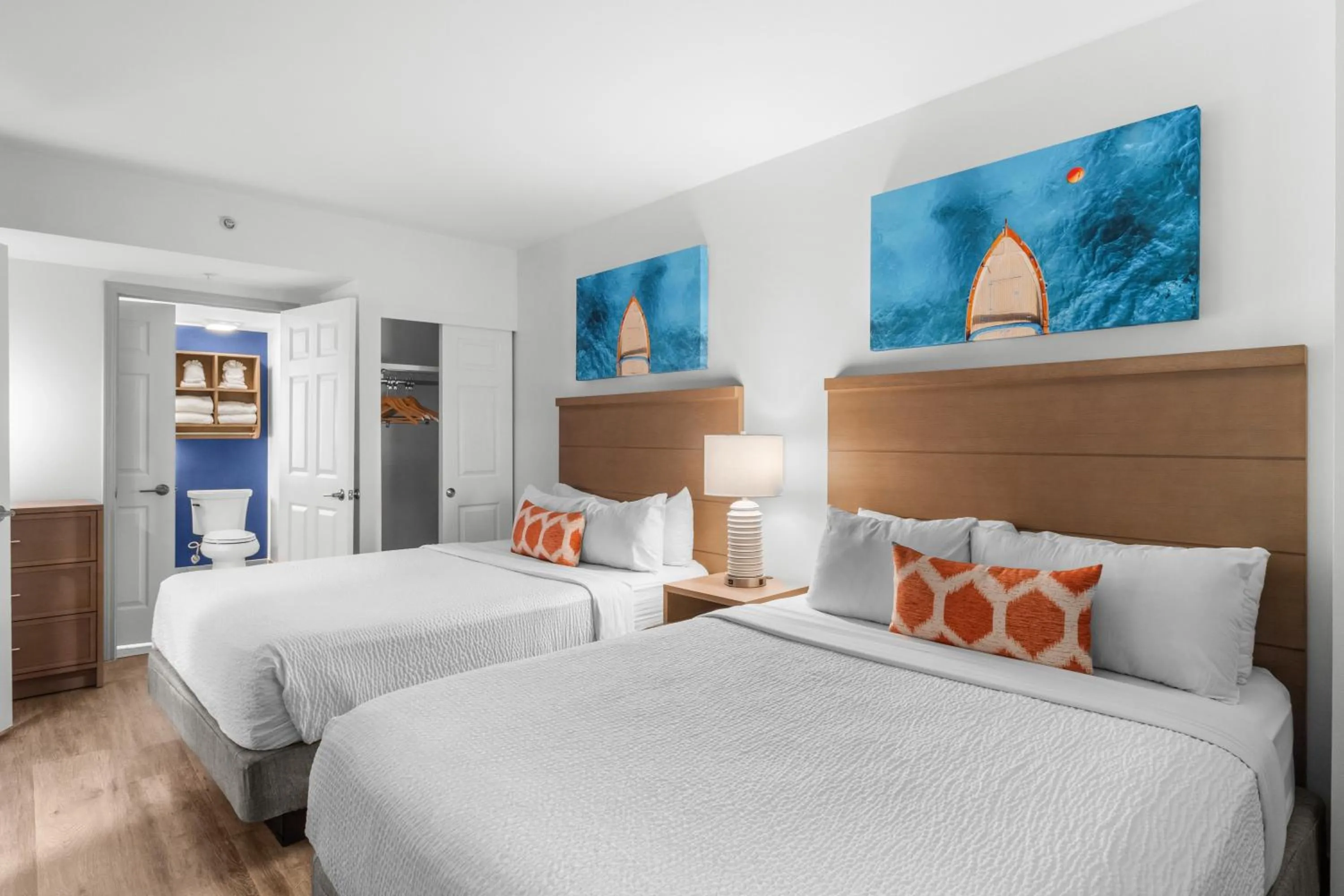 Bedroom, Bed in Caribbean Resort Myrtle Beach