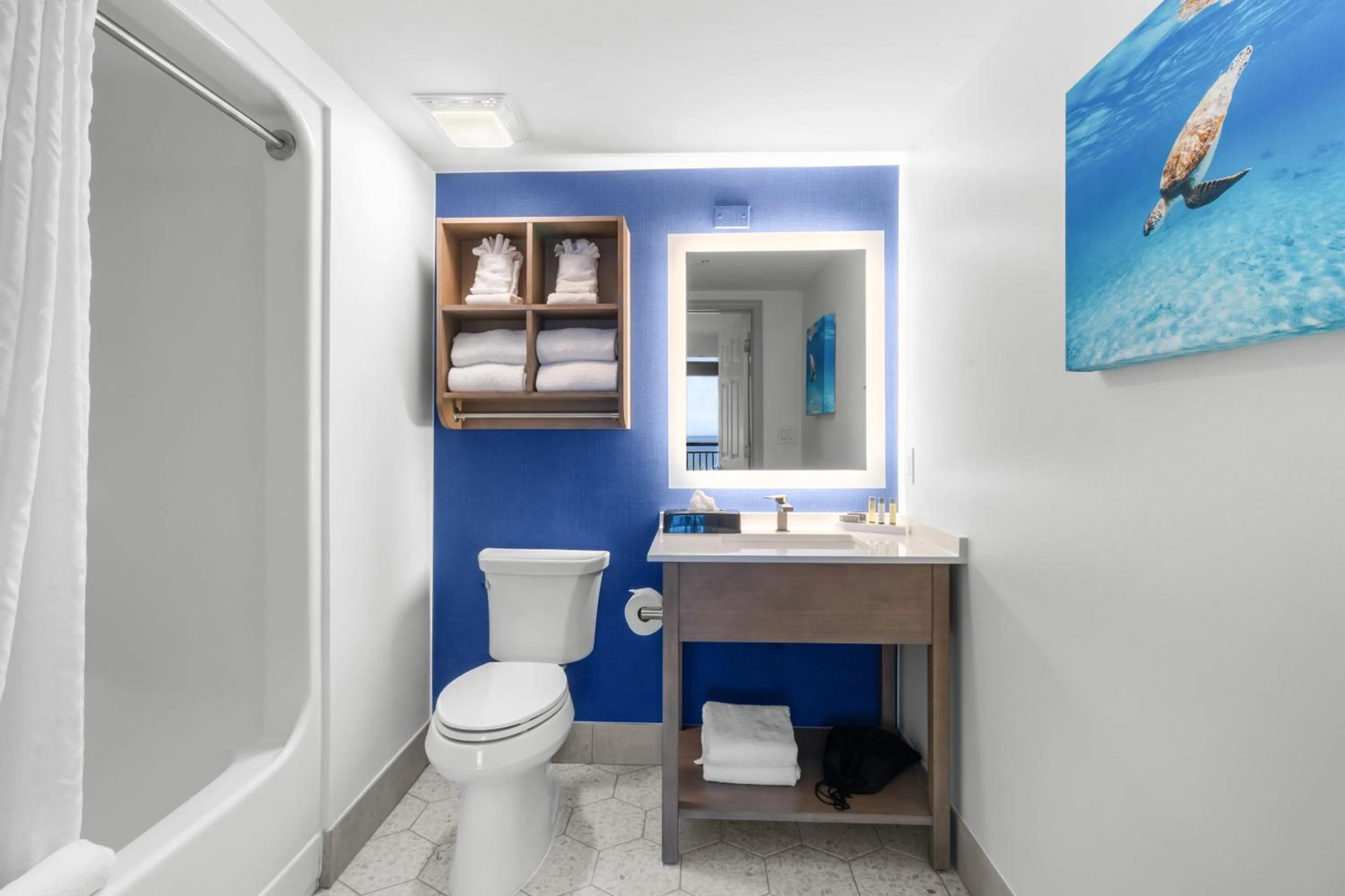 Bathroom in Caribbean Resort Myrtle Beach