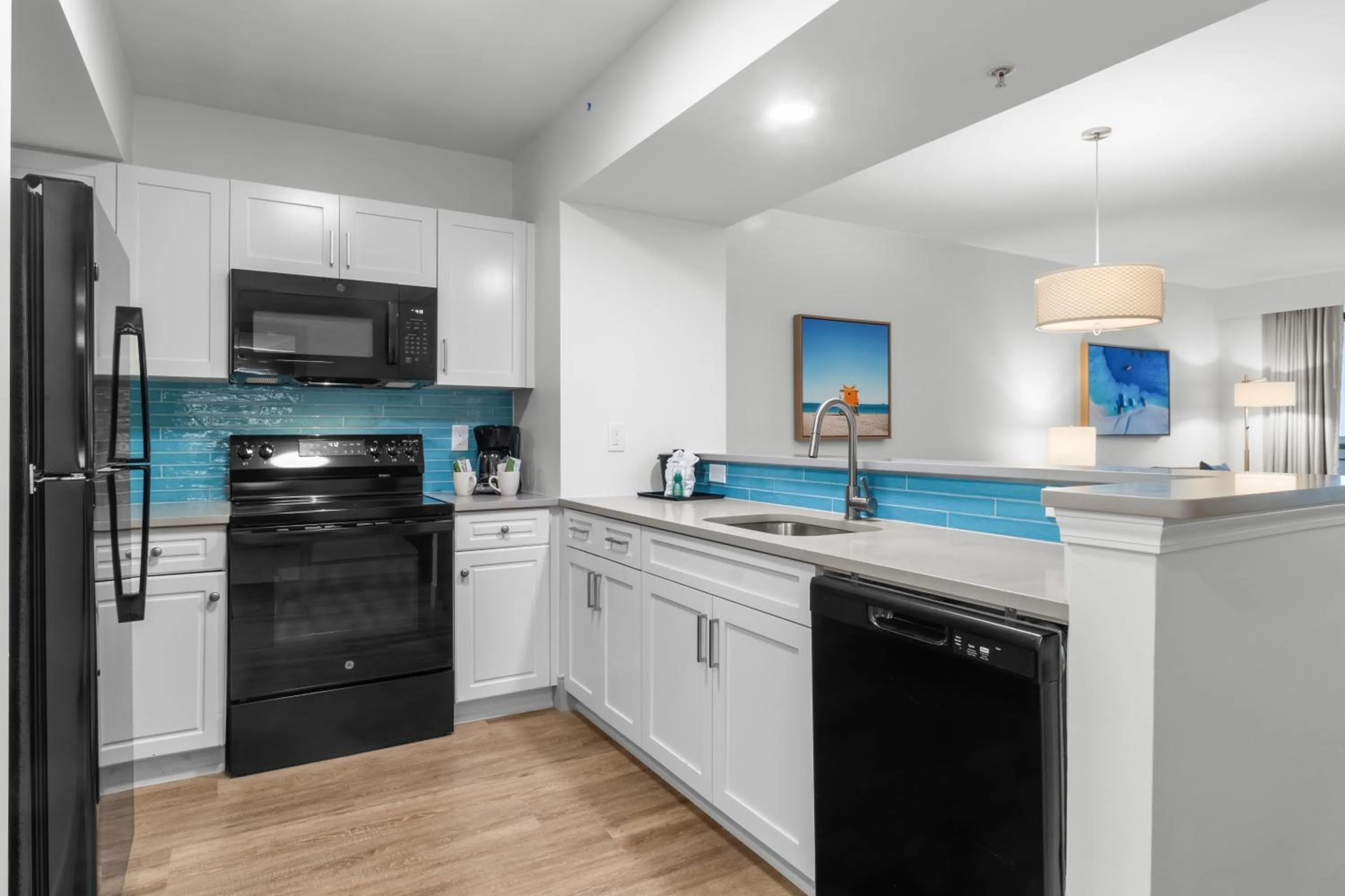 Kitchen or kitchenette in Caribbean Resort Myrtle Beach