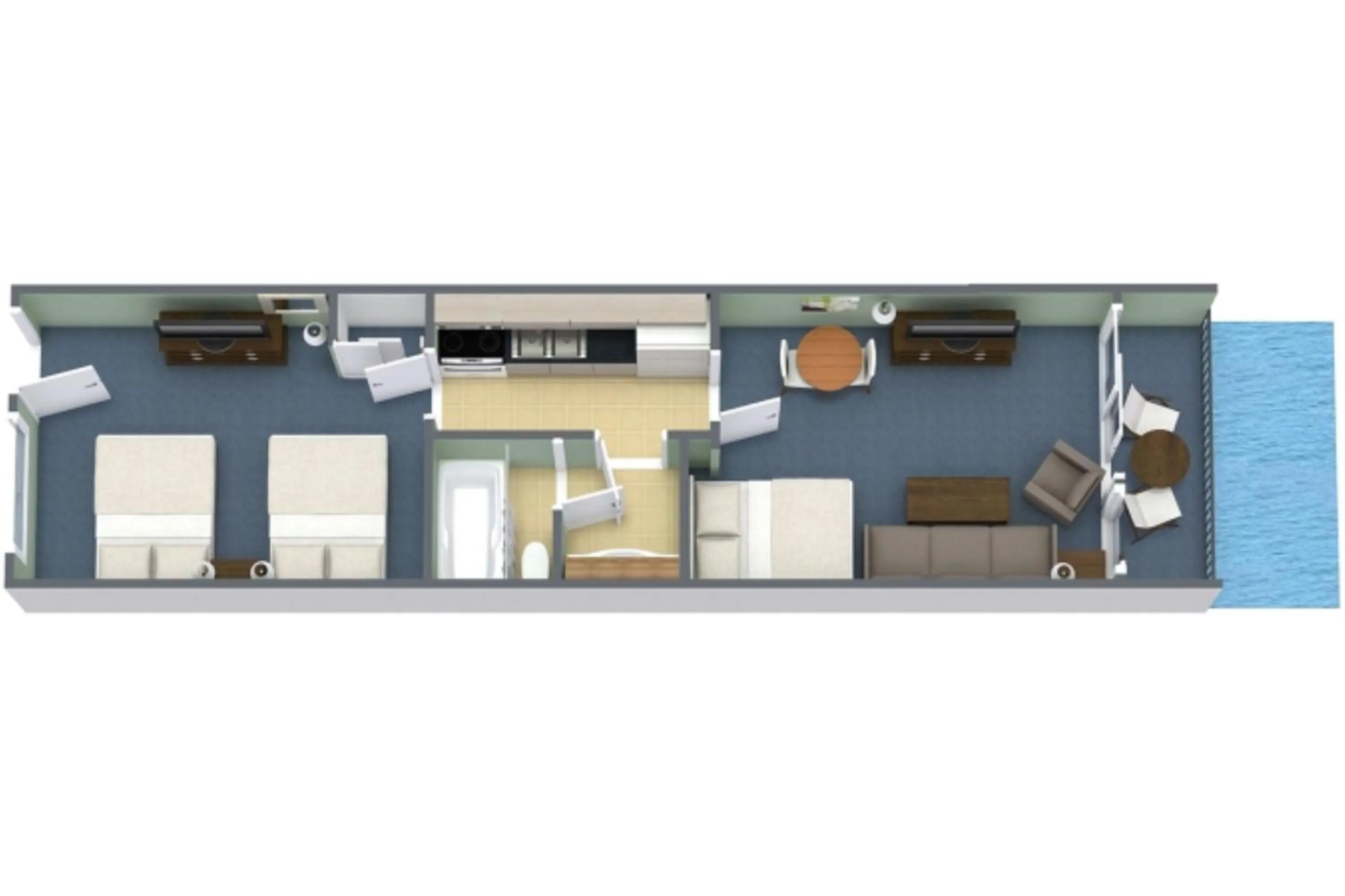 Floor plan in Caribbean Resort Myrtle Beach