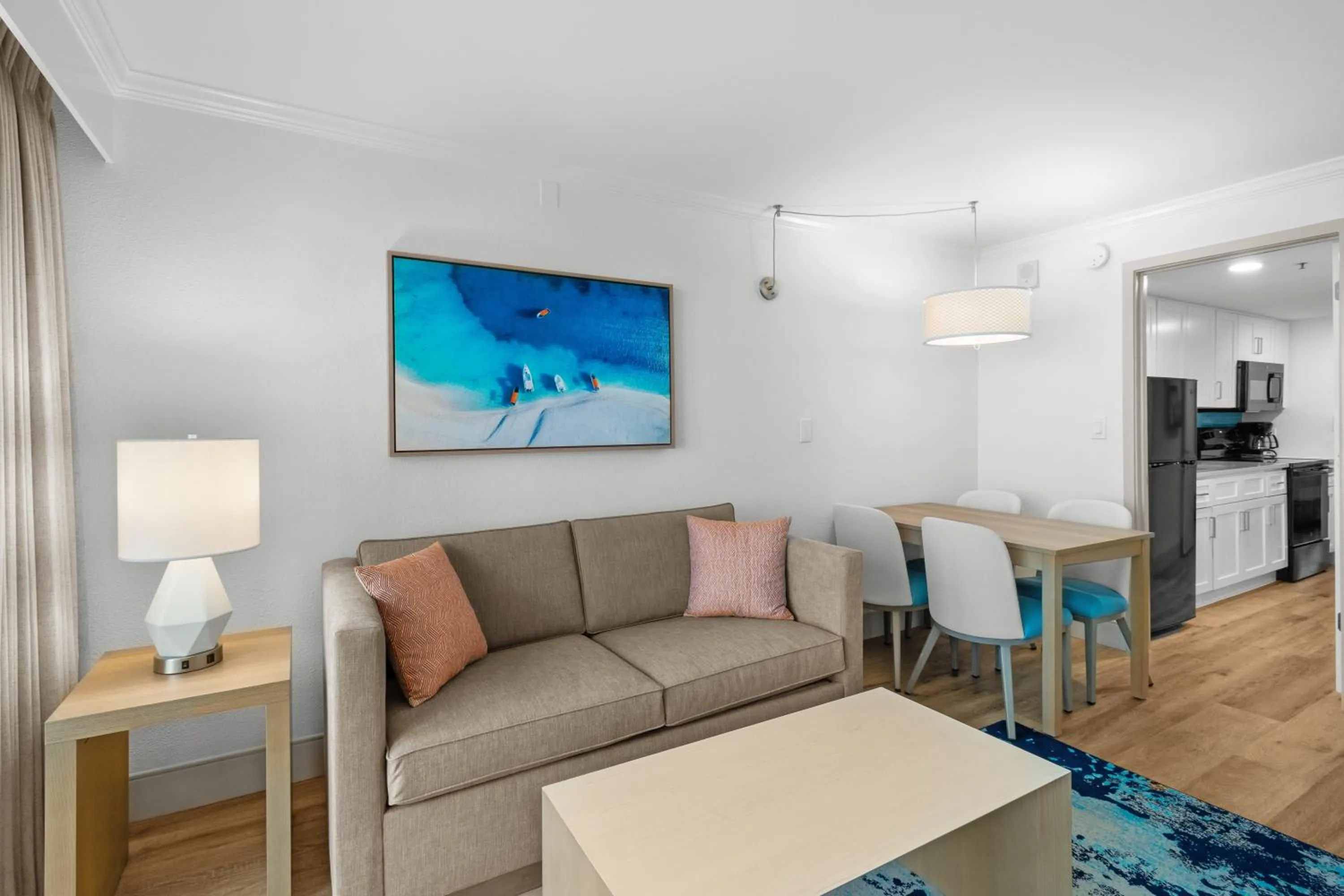 Living room in Caribbean Resort Myrtle Beach