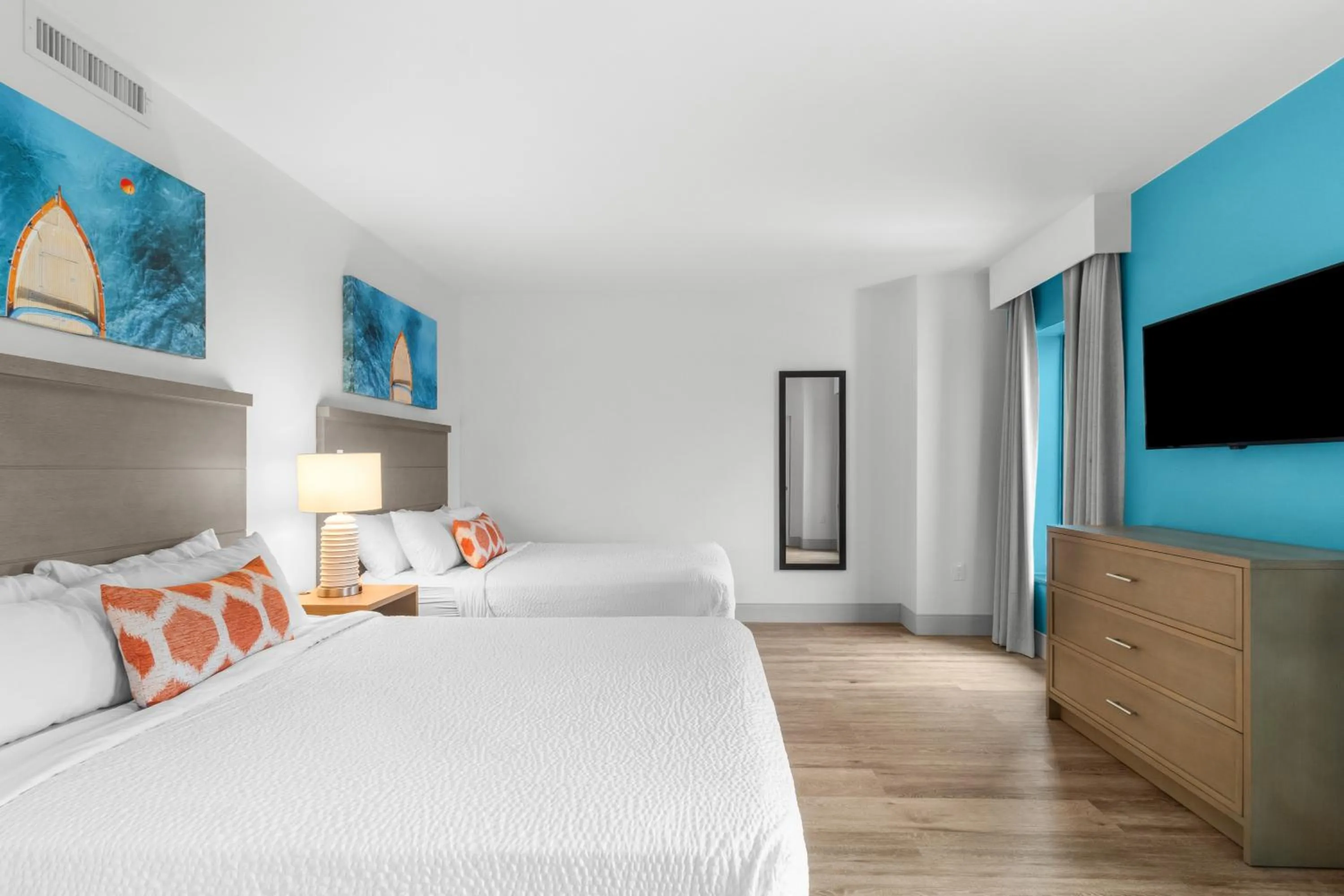 Bedroom, Bed in Caribbean Resort Myrtle Beach