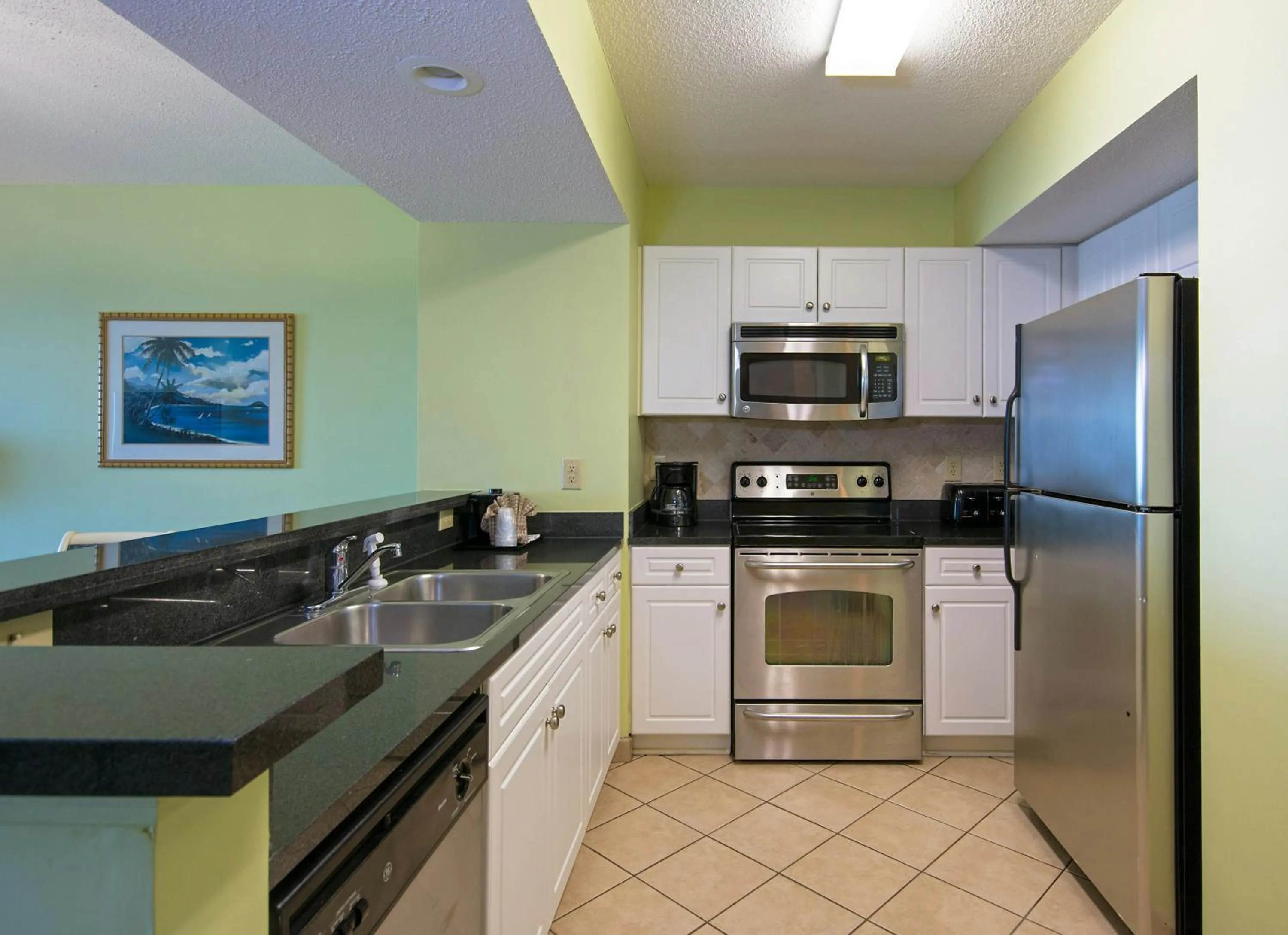 Kitchen or kitchenette in Caribbean Resort Myrtle Beach