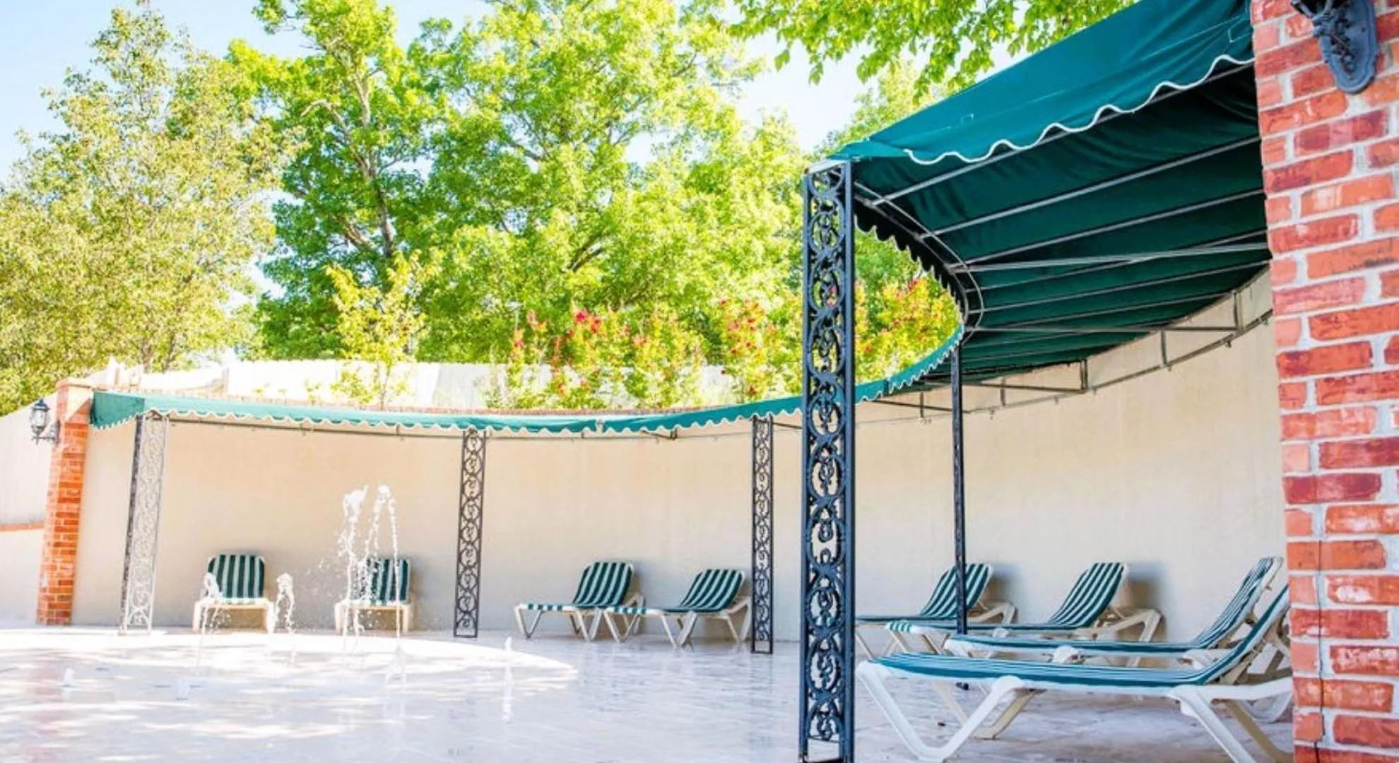 sunbed in French Quarter Resort