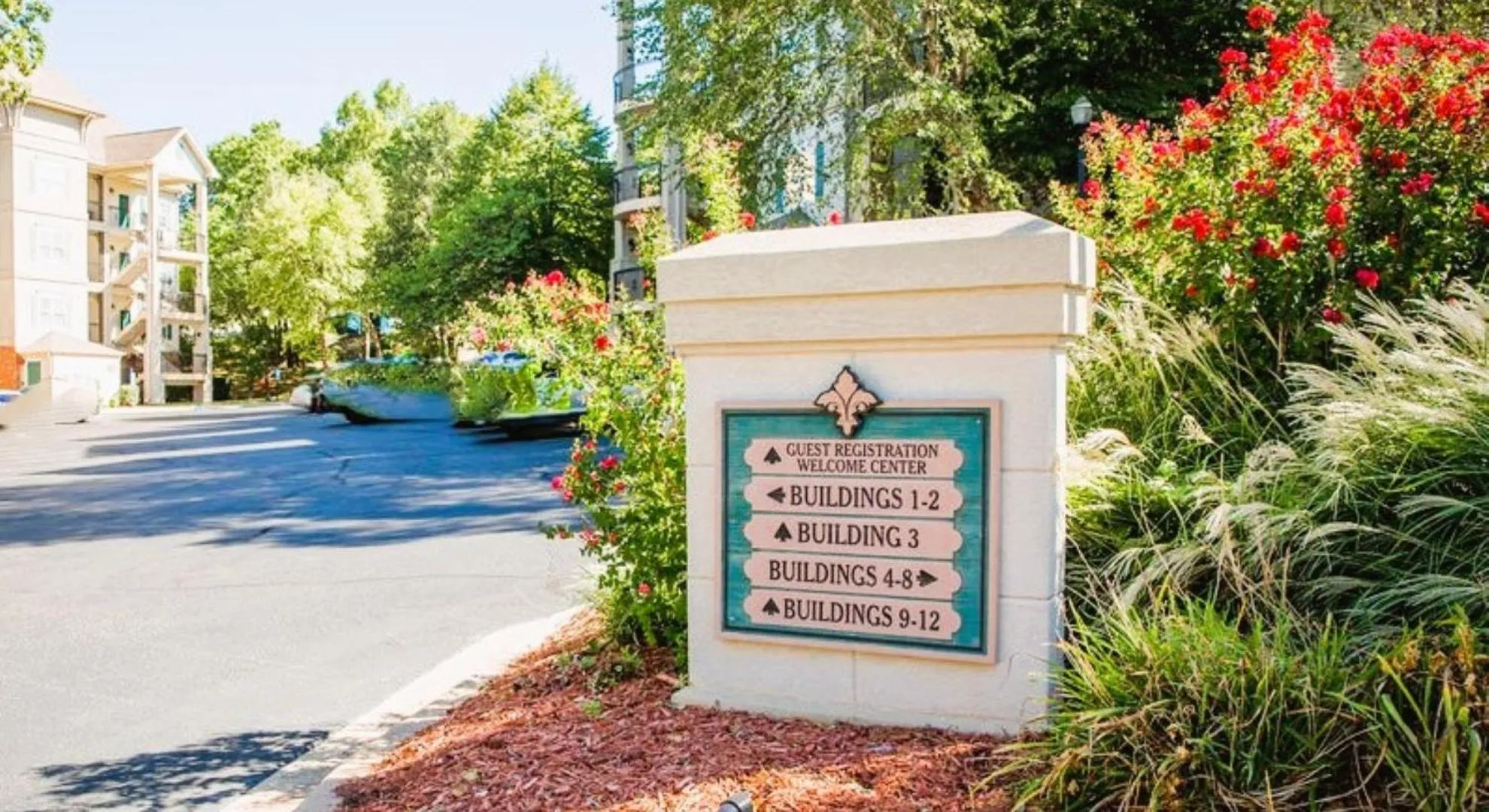 Property logo or sign in French Quarter Resort