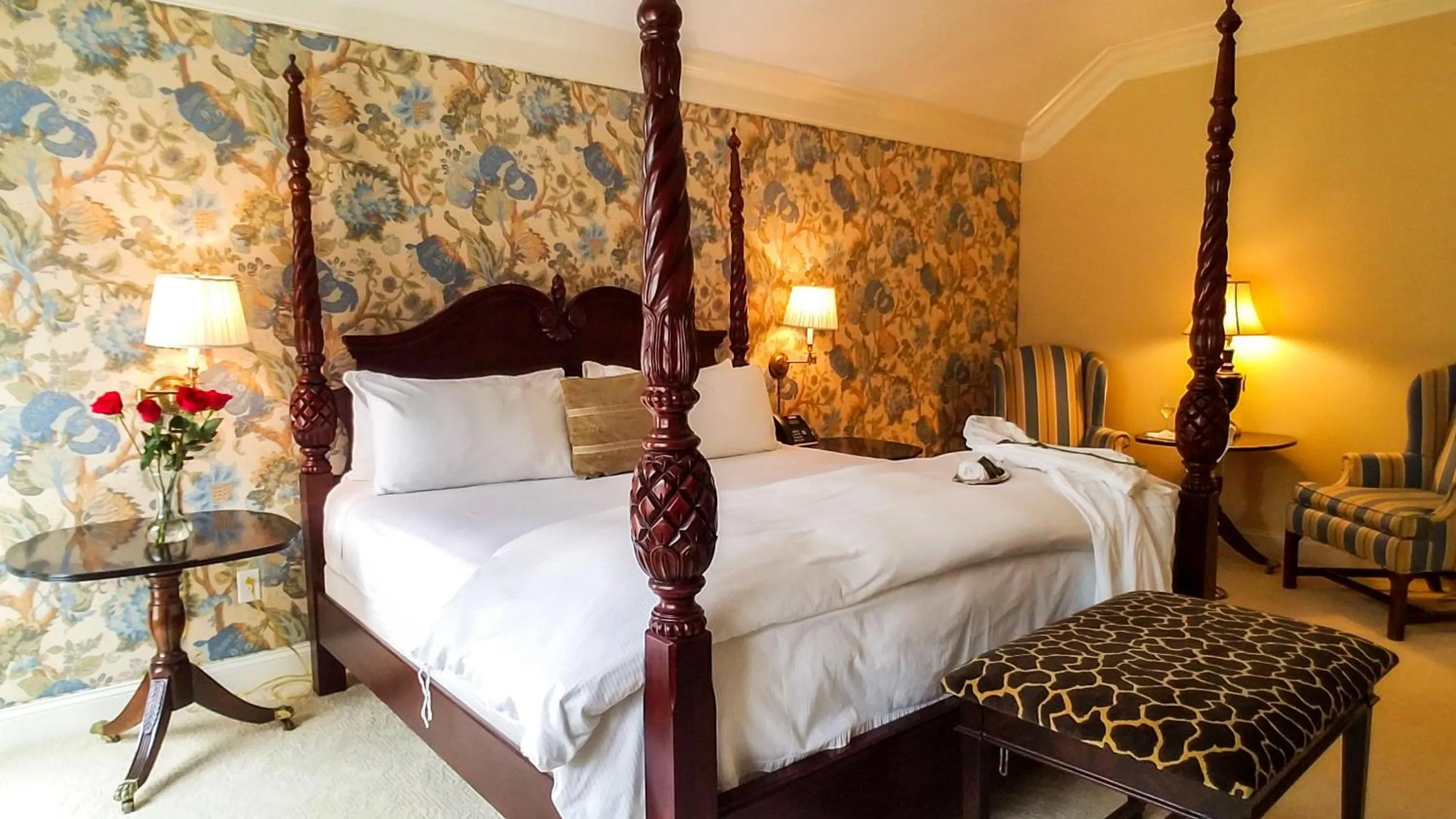 Bed in Copper Beech Inn