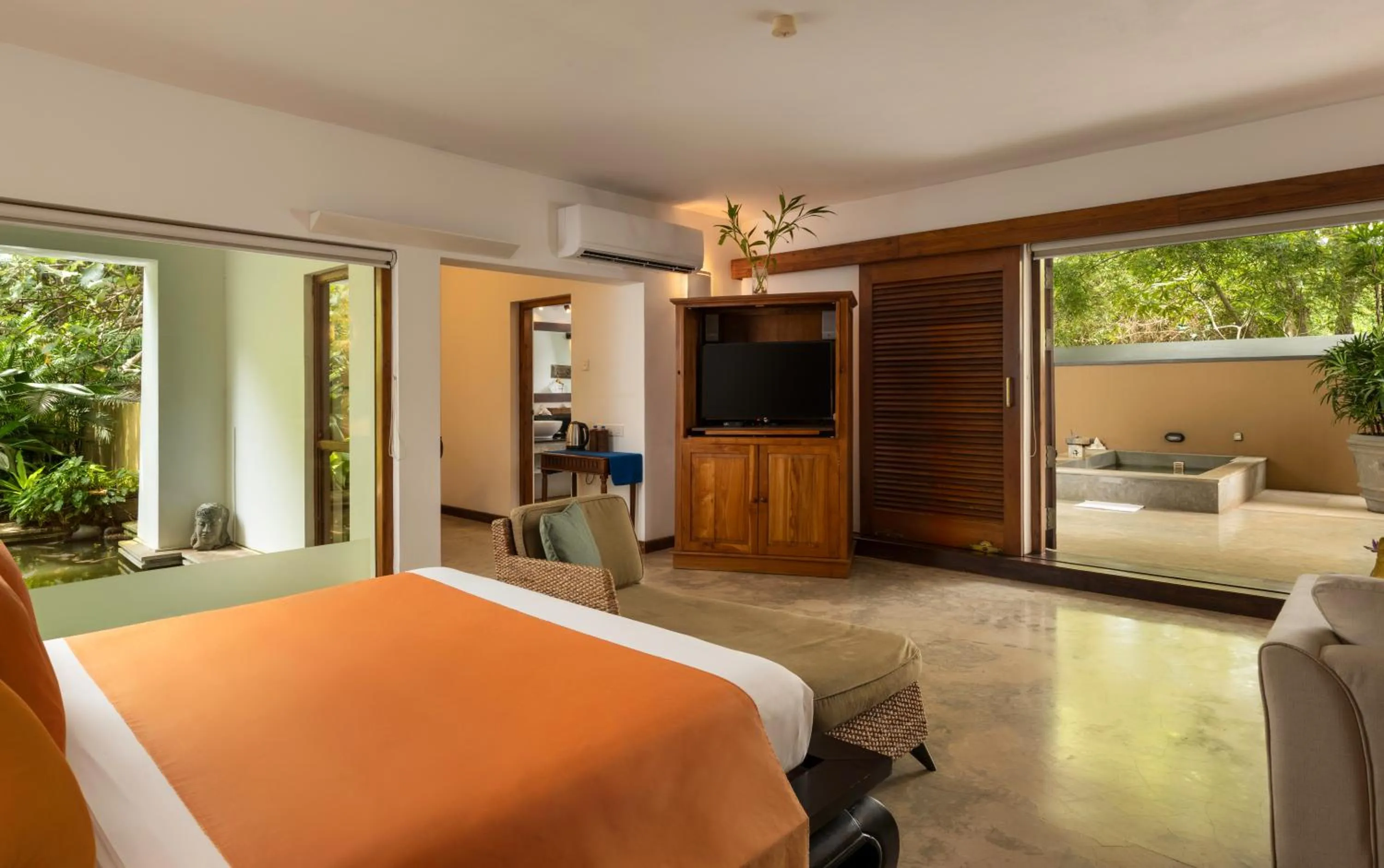 Bed in Aditya Resort