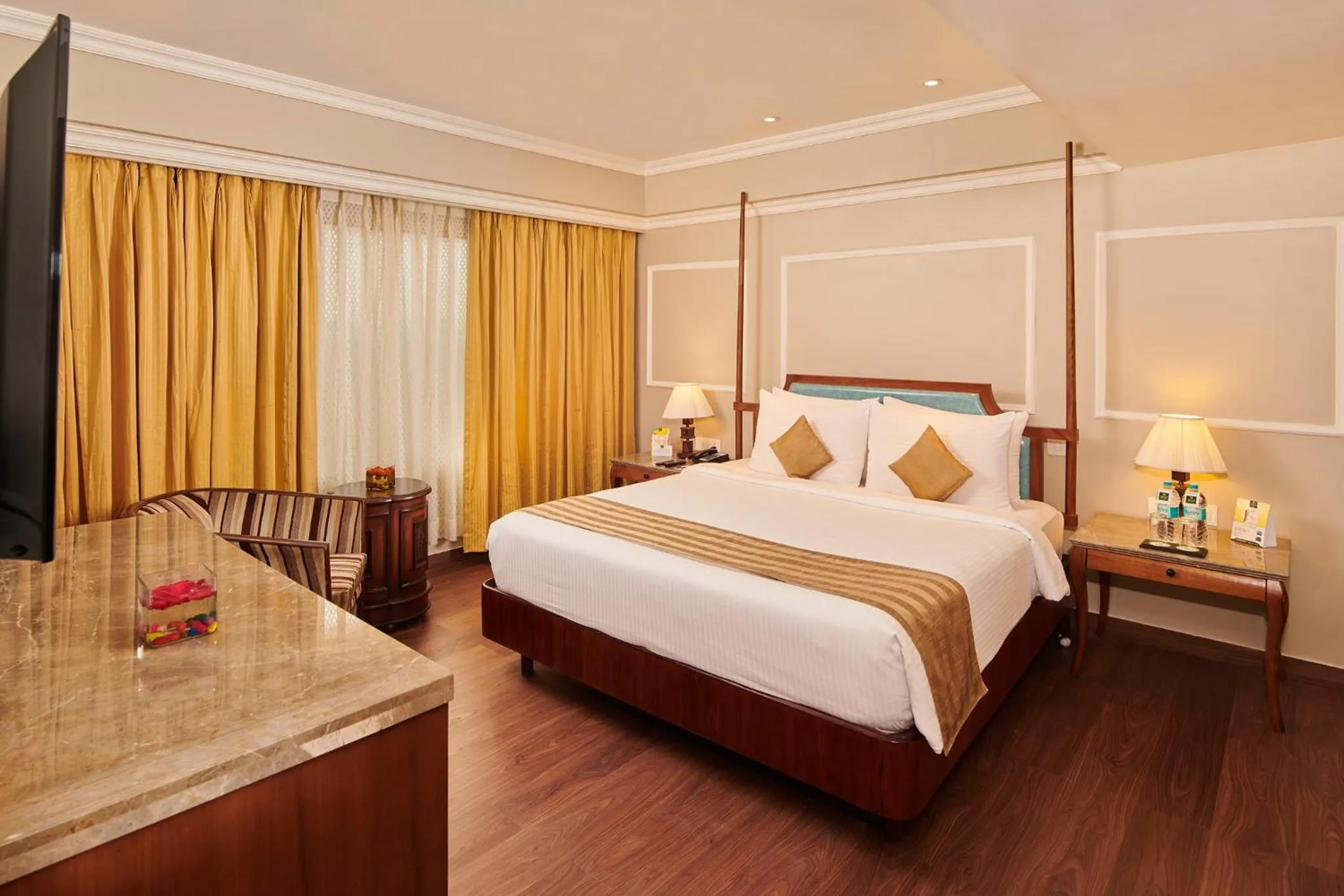 Bedroom, Bed in Hotel Swosti Premium Bhubaneswar