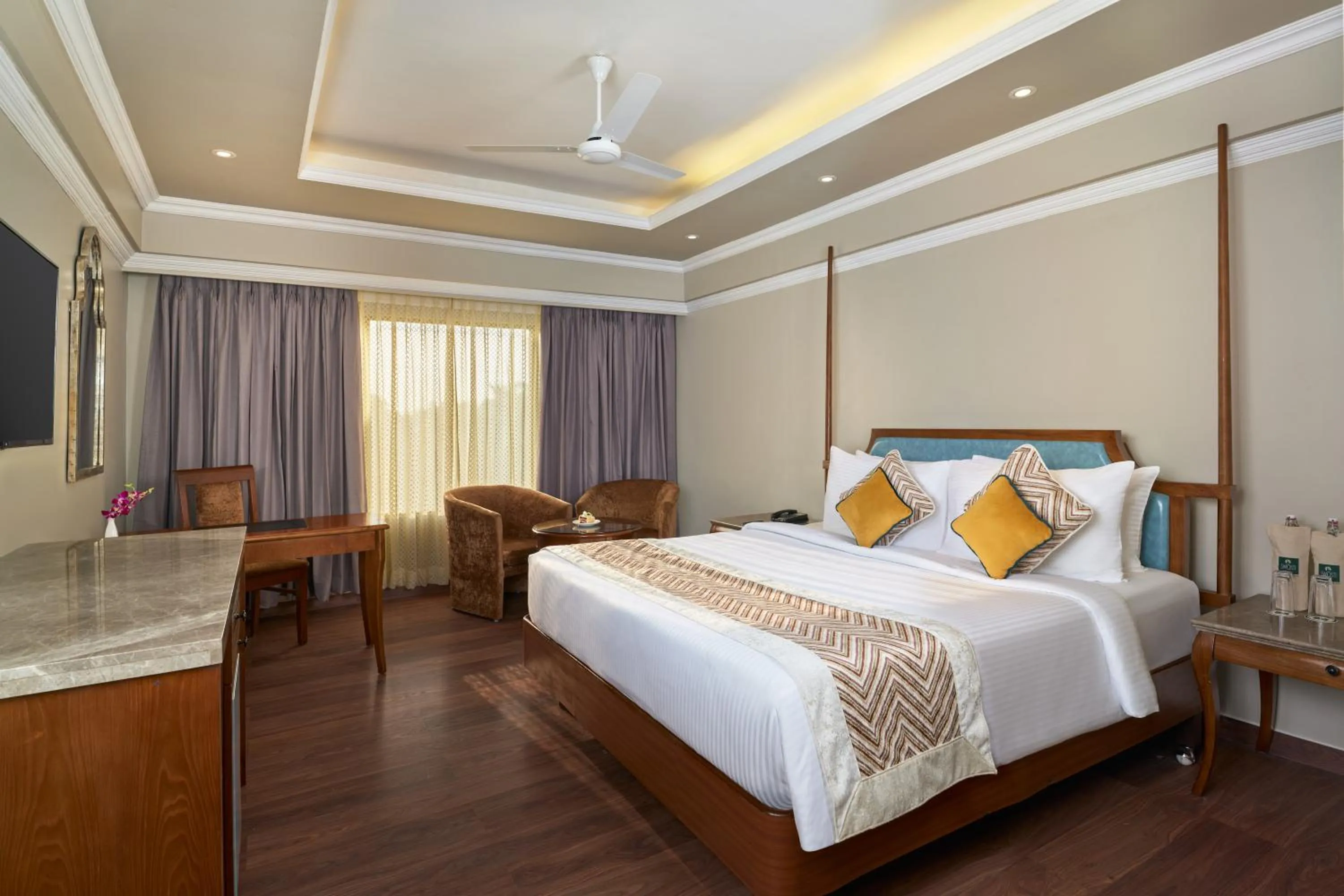 Bedroom, Bed in Hotel Swosti Premium Bhubaneswar