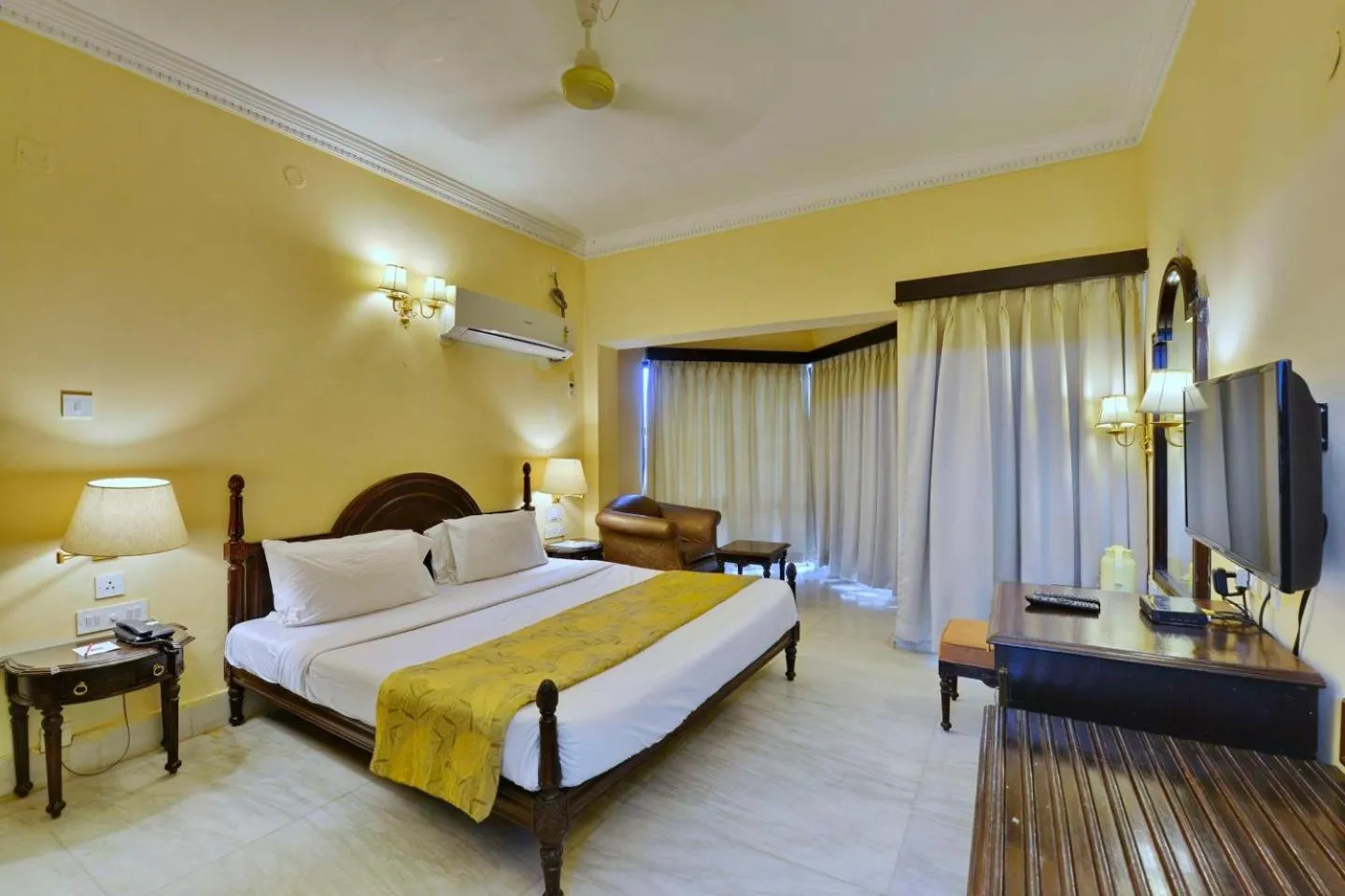 Living room, Bed in Swosti Palm Resort Gopalpur