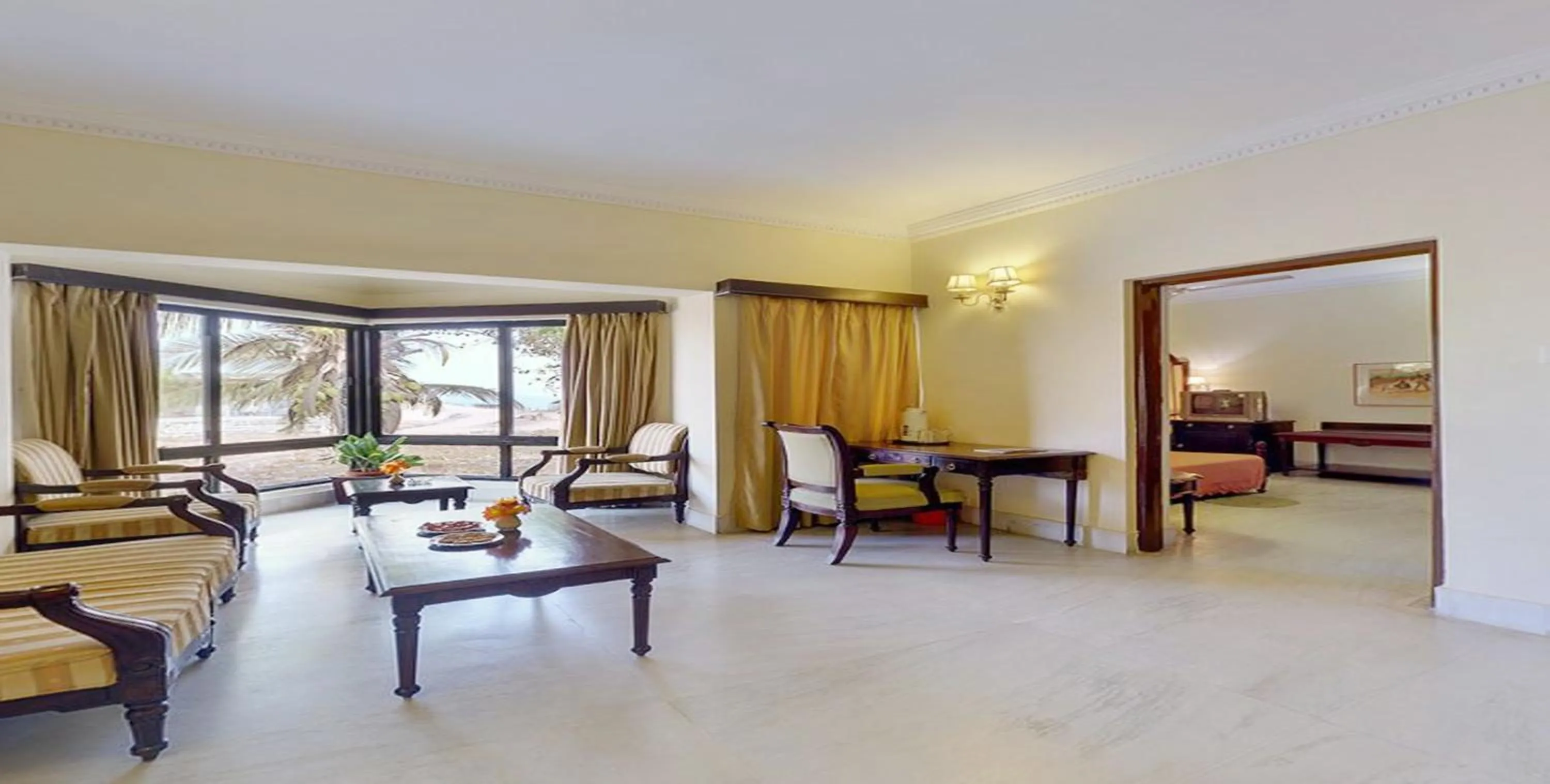 Bed in Swosti Palm Resort Gopalpur