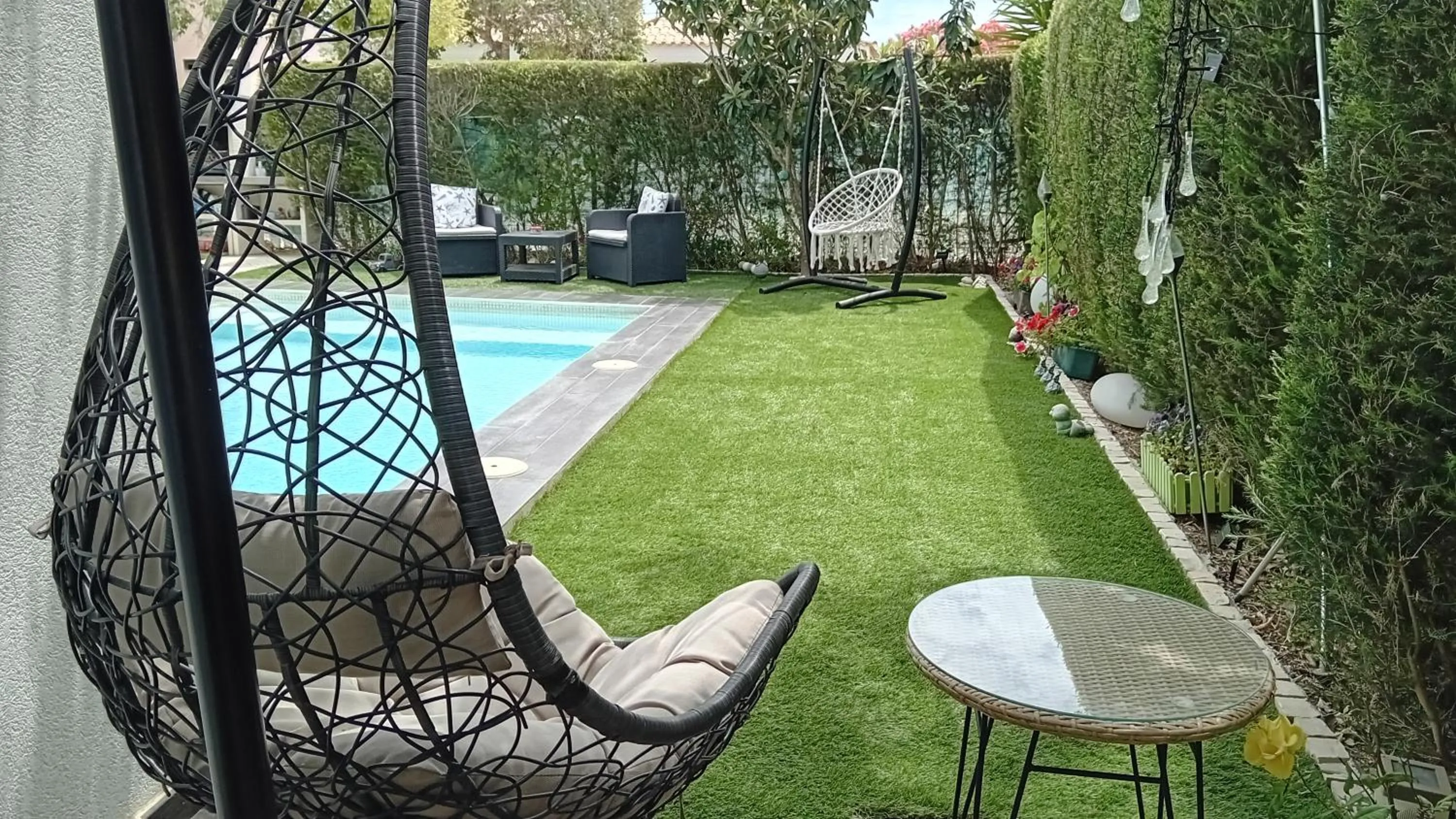 Garden in Tavira independent suite with Pool at Casa Reflexos