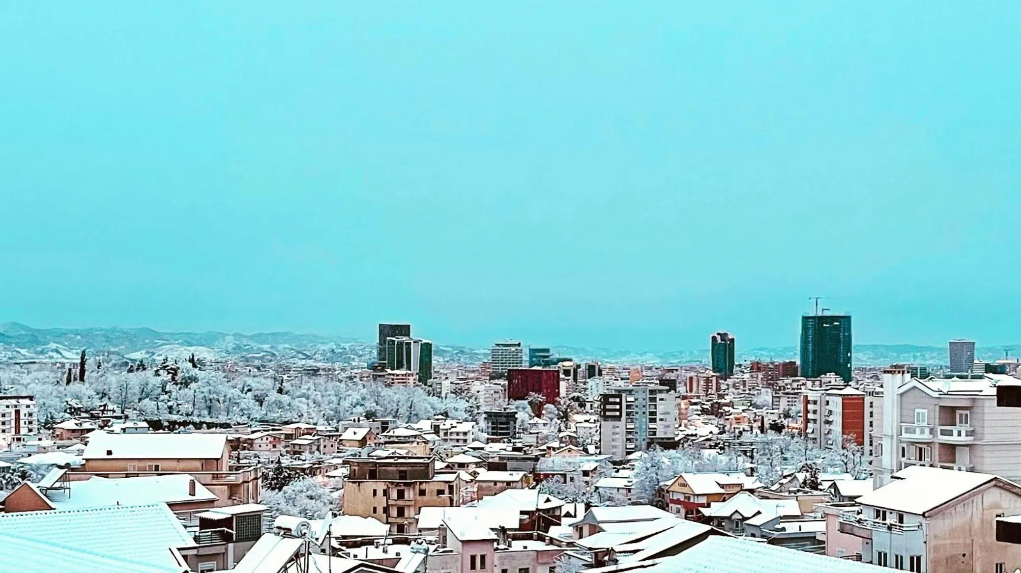 Bird's eye view in Hotel Drinos