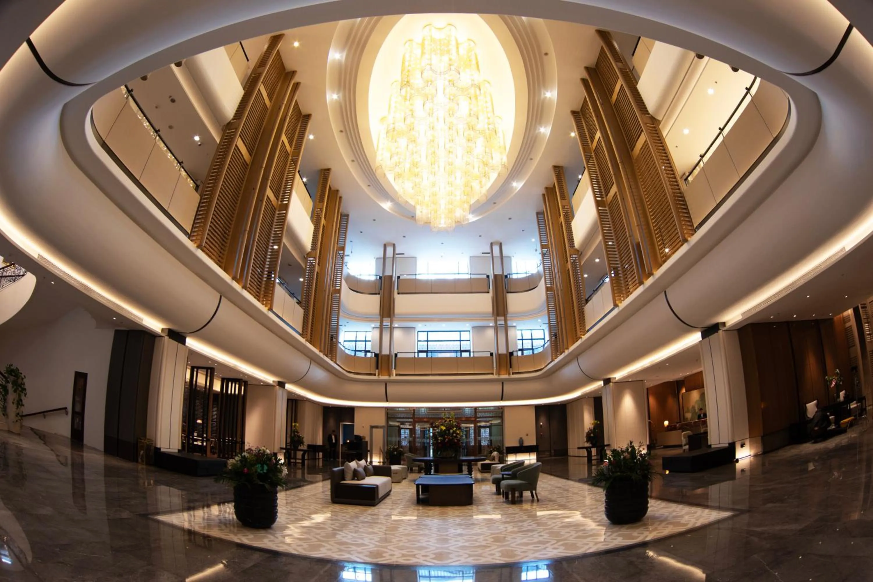 Lobby or reception in Beijing Palace Soluxe Hotel Astana