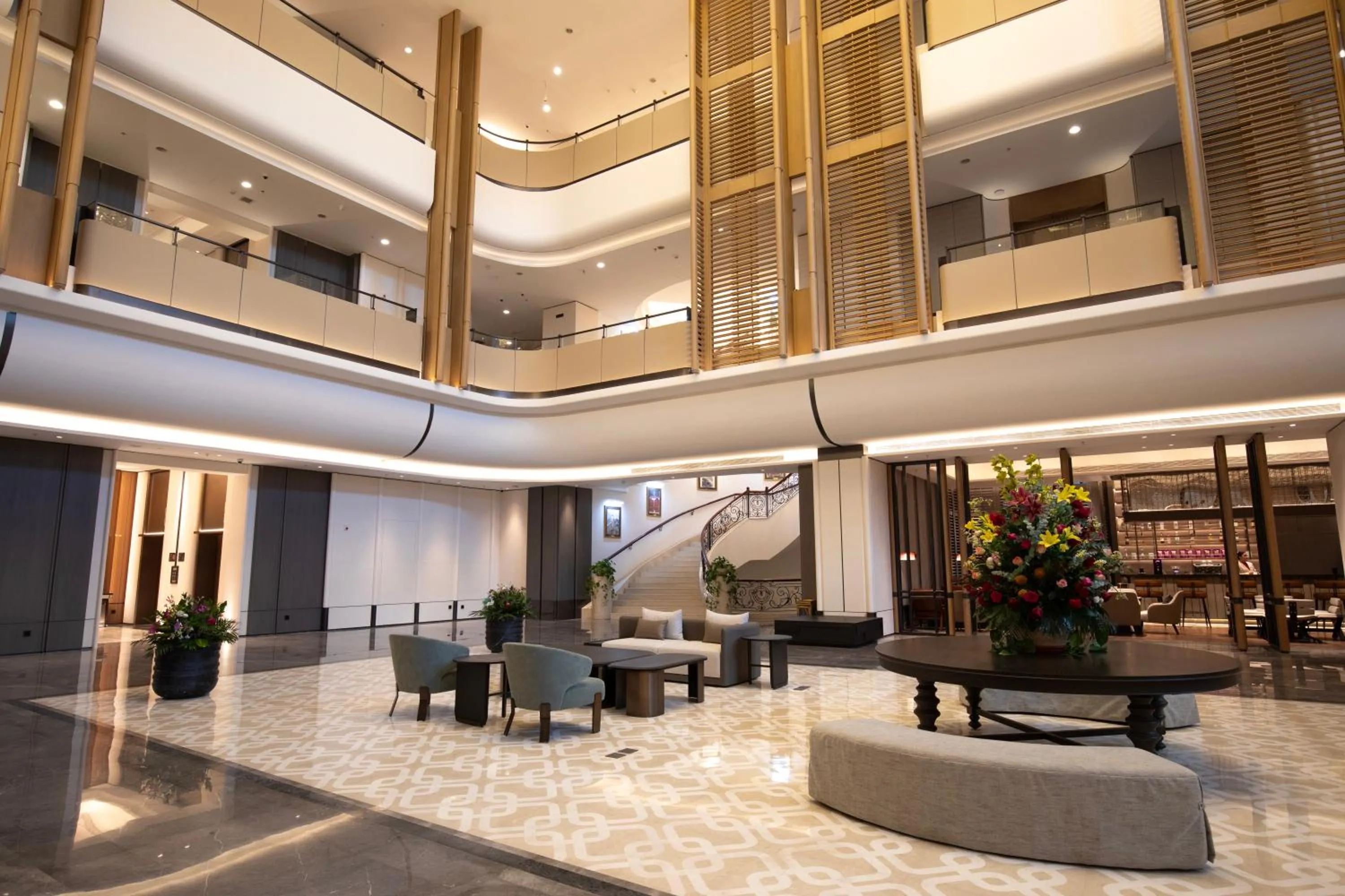 Lobby or reception in Beijing Palace Soluxe Hotel Astana