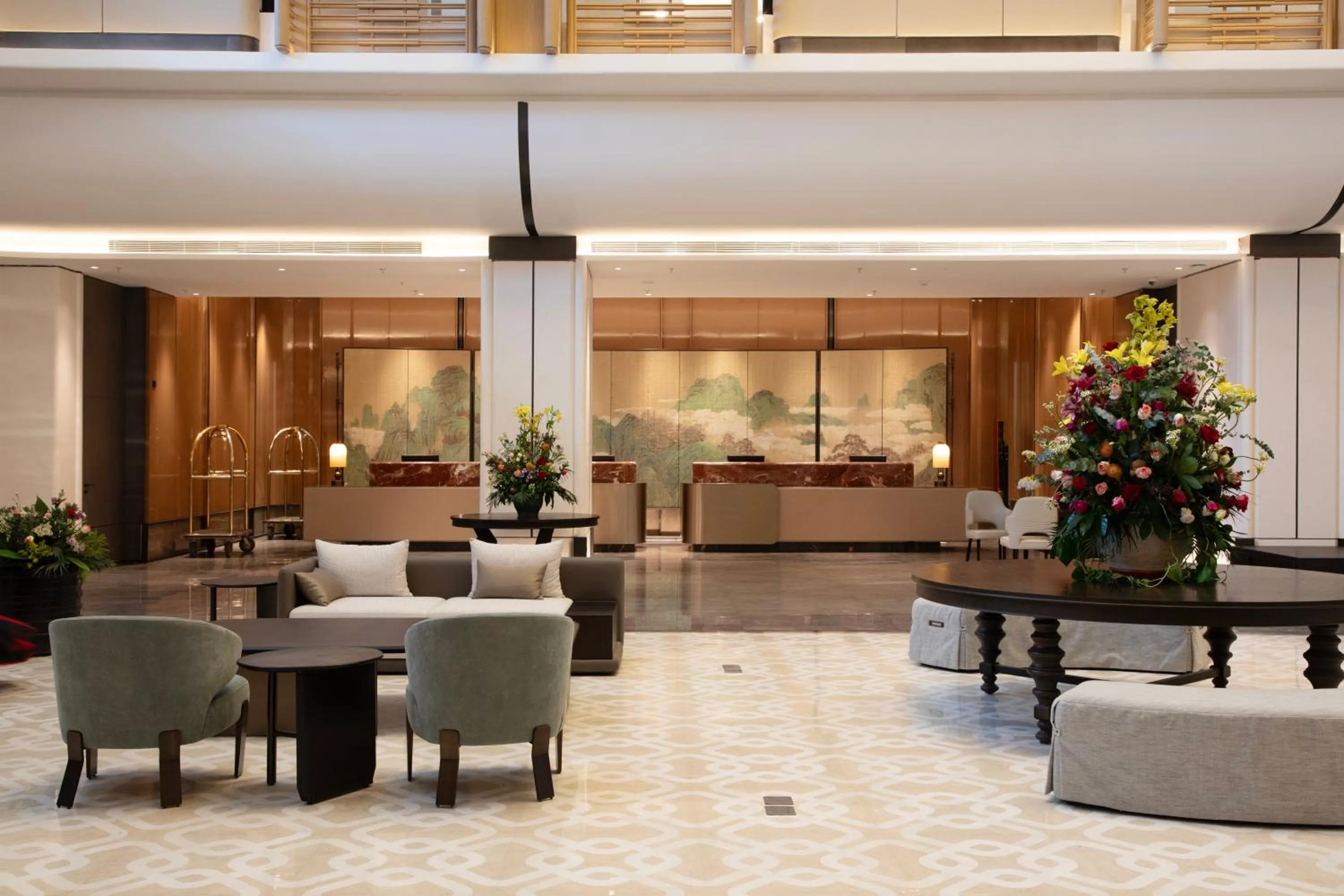 Lobby or reception in Beijing Palace Soluxe Hotel Astana