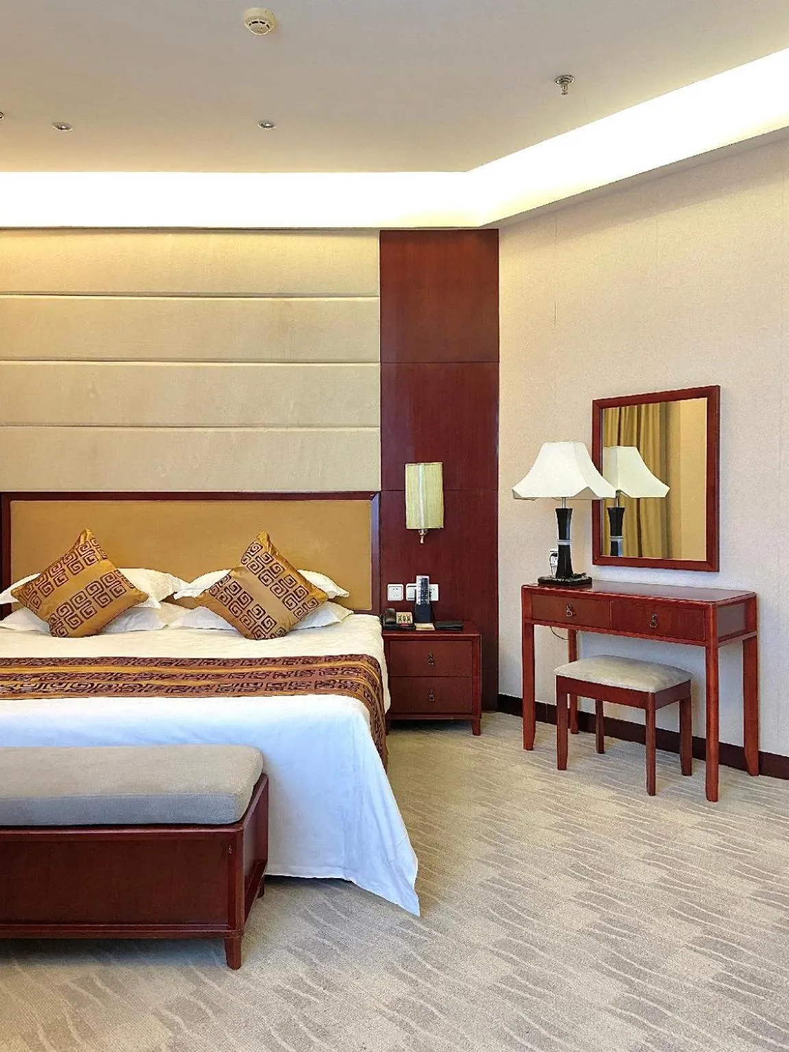 Bed in Beijing Palace Soluxe Hotel Astana