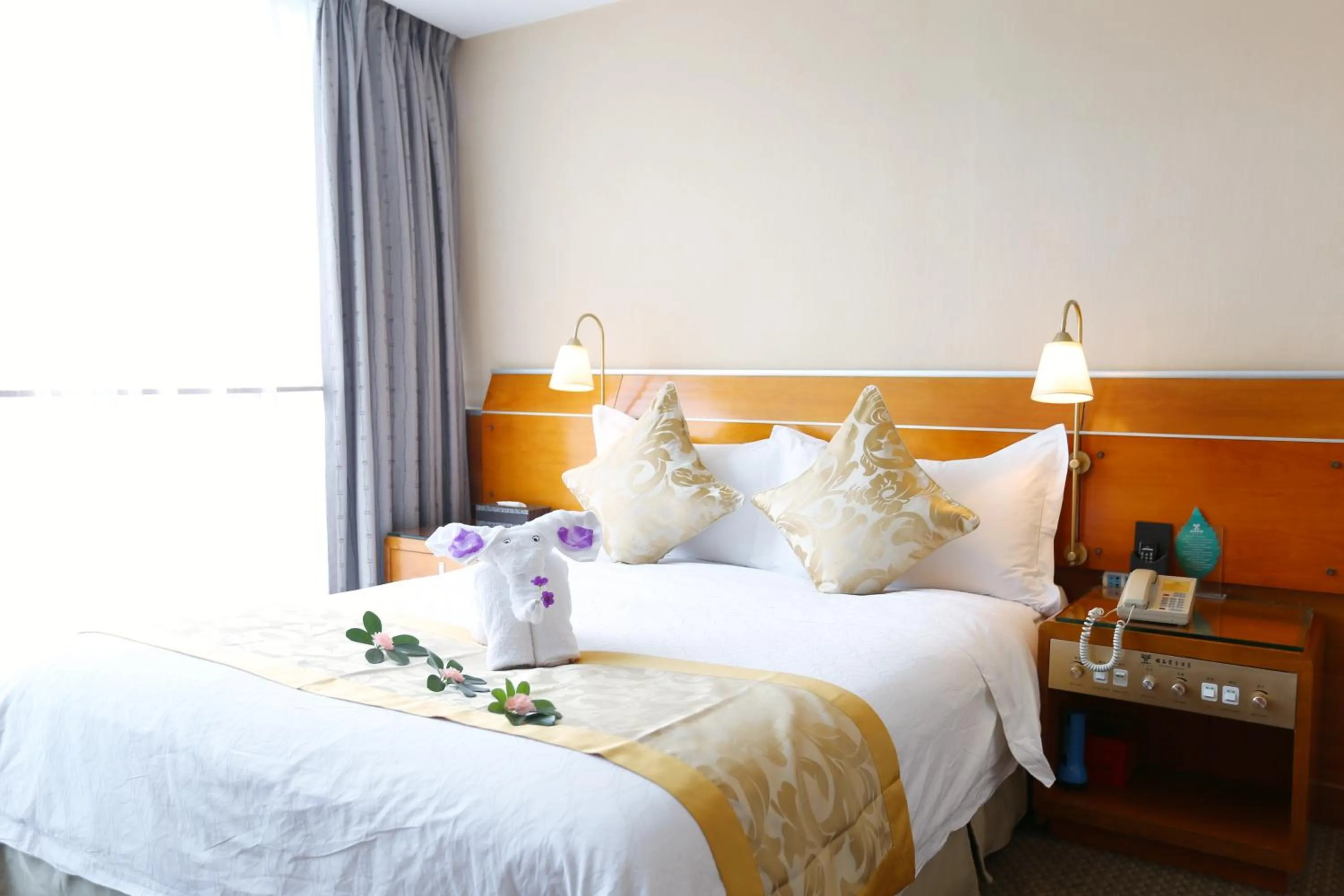 Bed in Yihe Hotel Ouzhuang