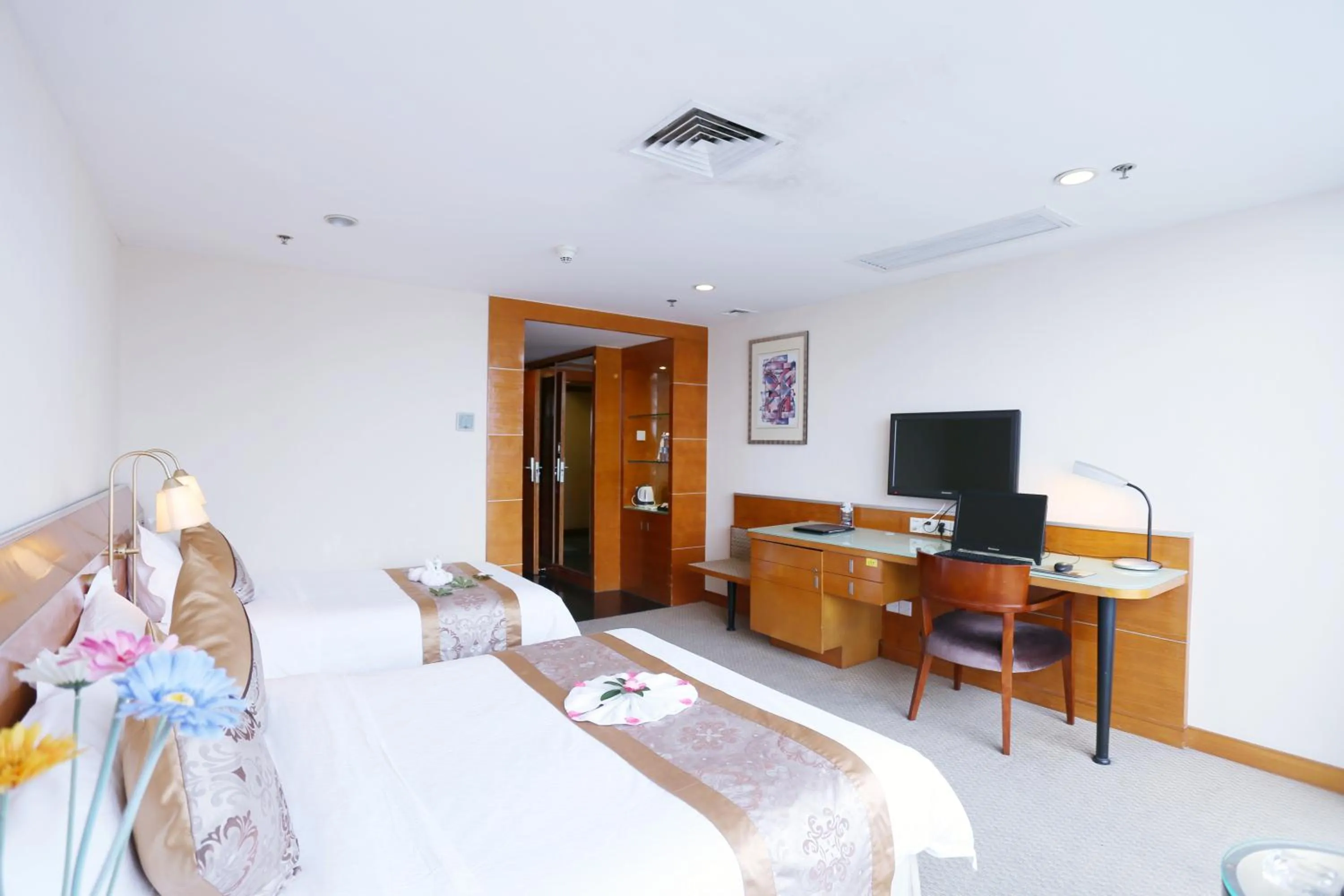 Bed in Yihe Hotel Ouzhuang