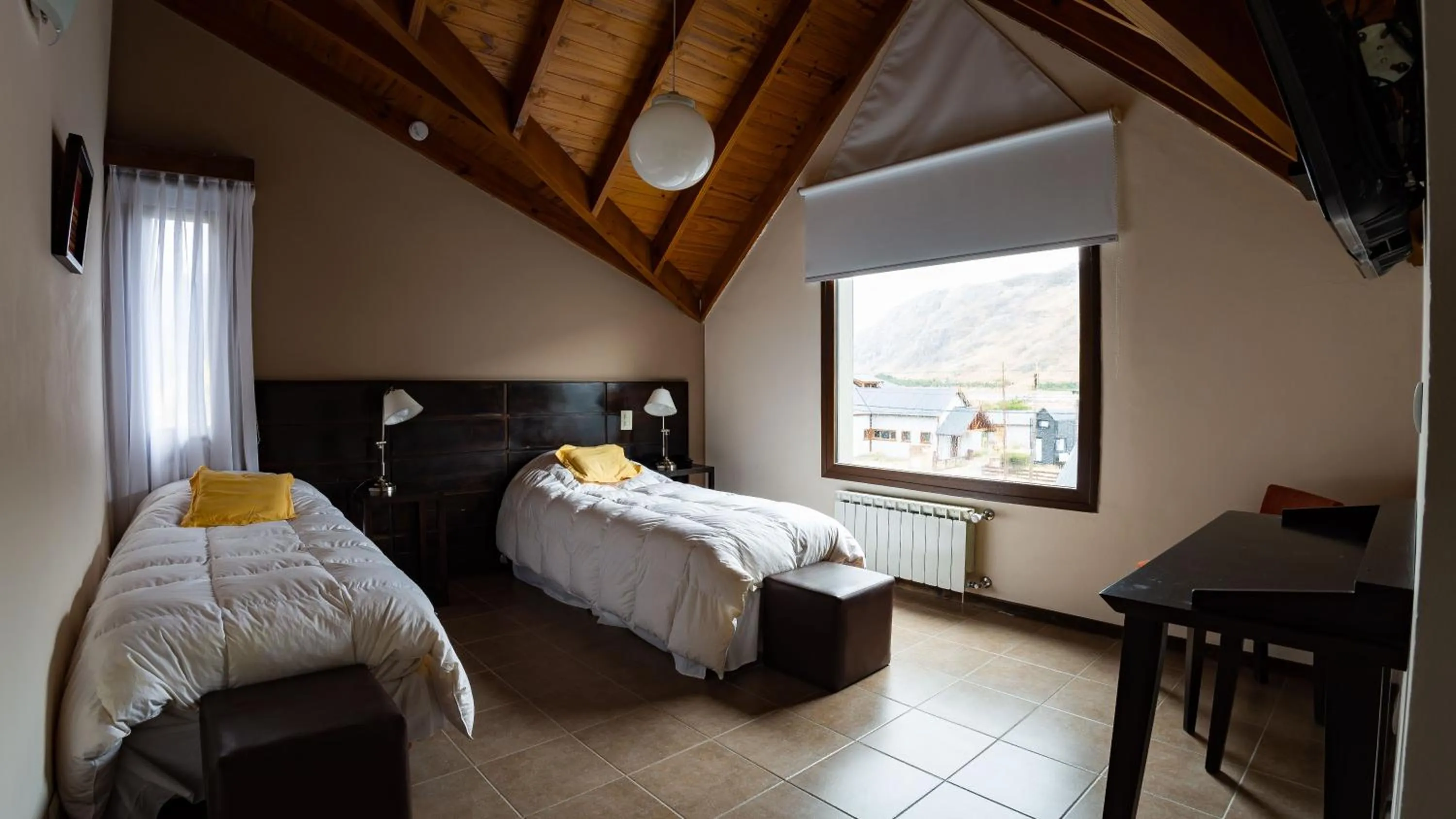 Bed in Hotel Poincenot