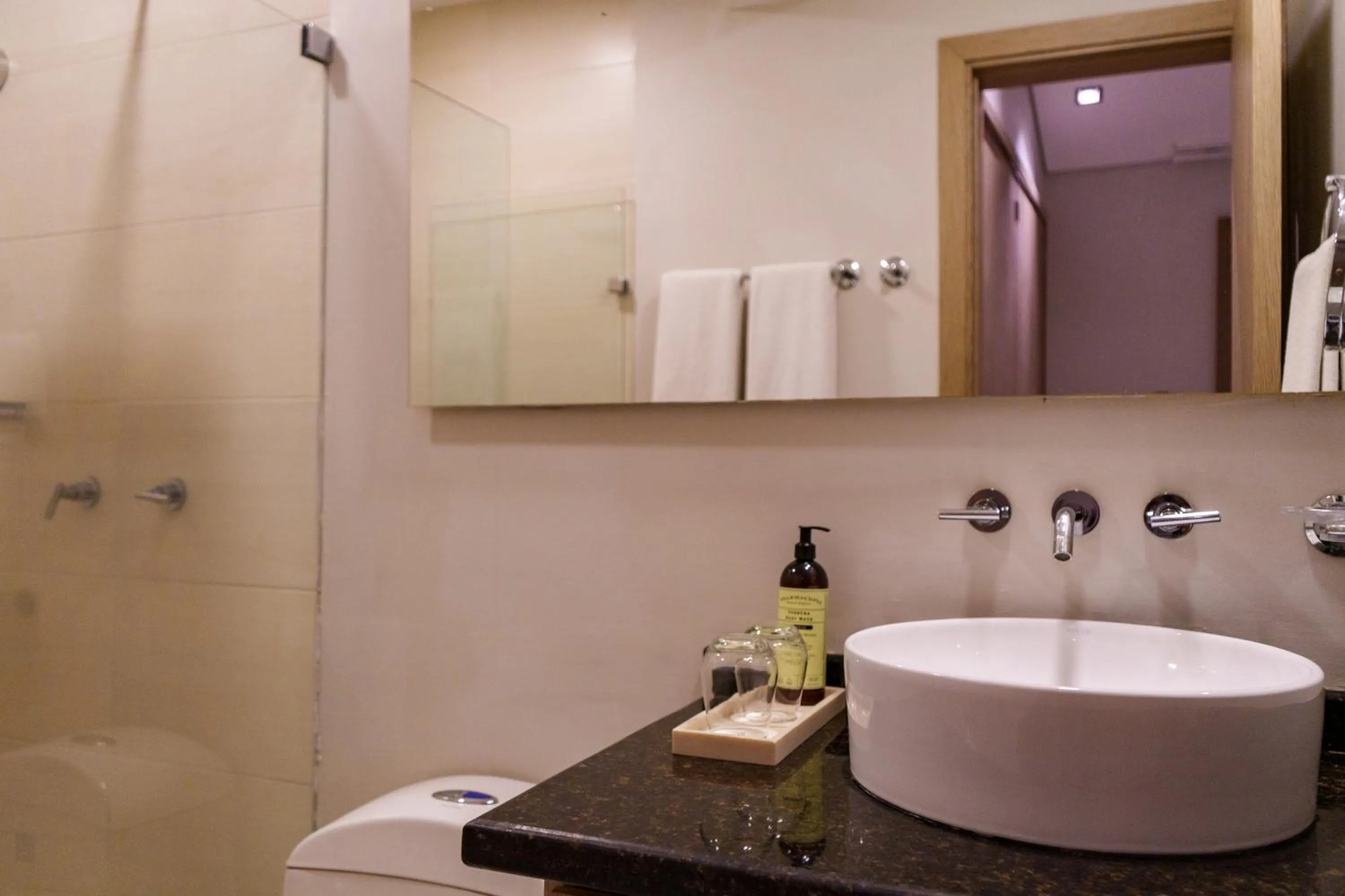 Shower in Hotel Santa Cecilia B&B