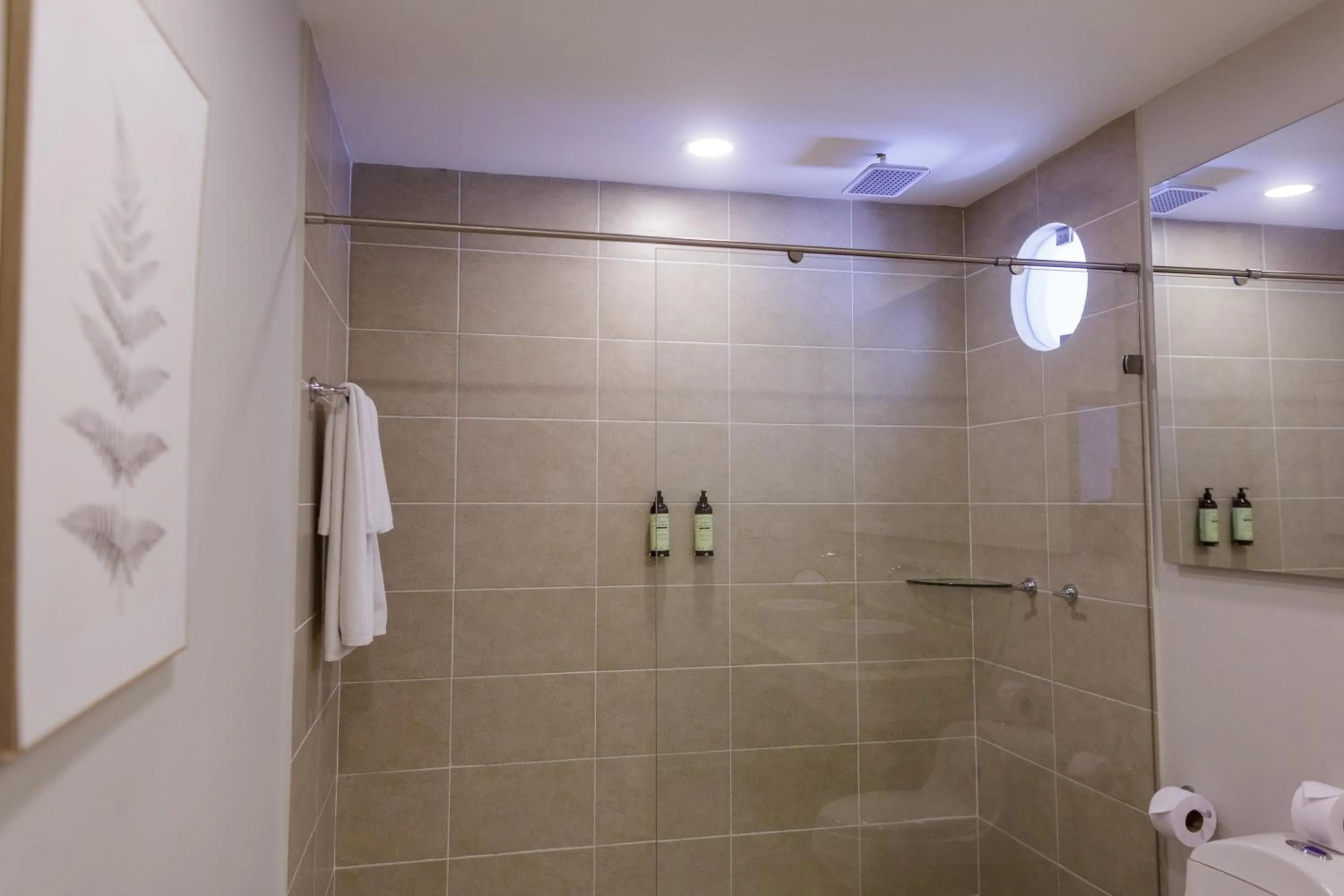 Shower in Hotel Santa Cecilia B&B