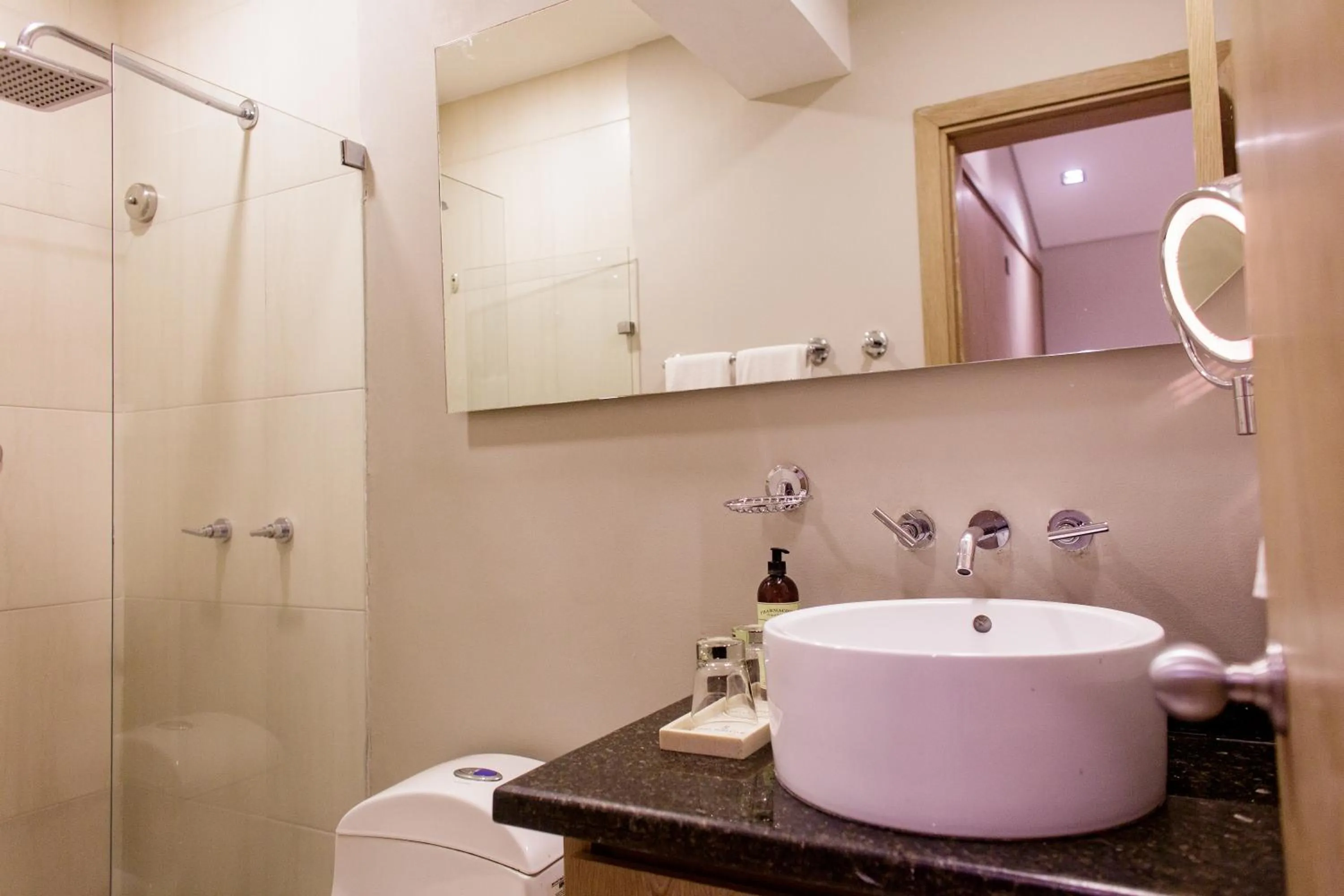 Shower in Hotel Santa Cecilia B&B