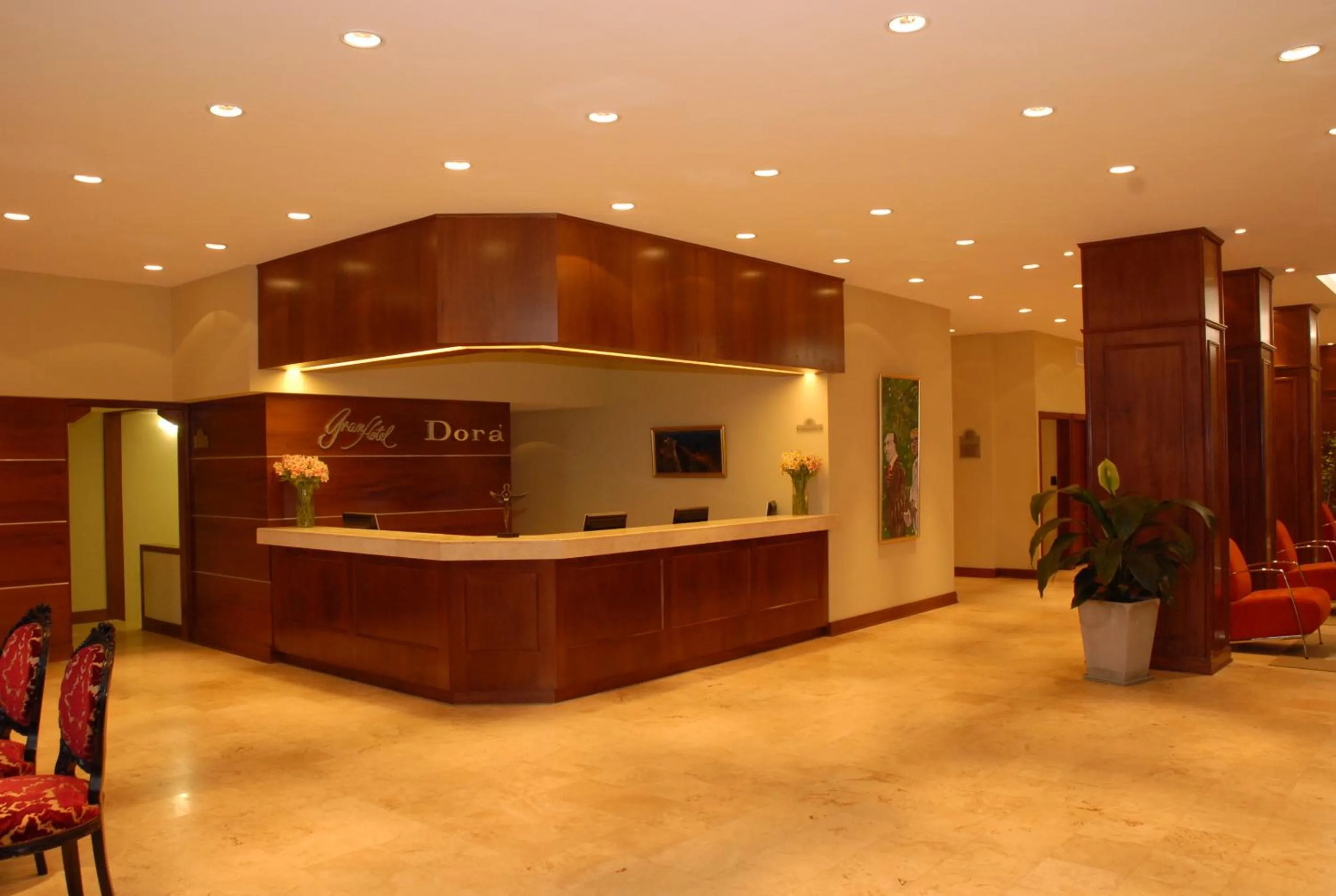 Lobby or reception in Hotel Dorá