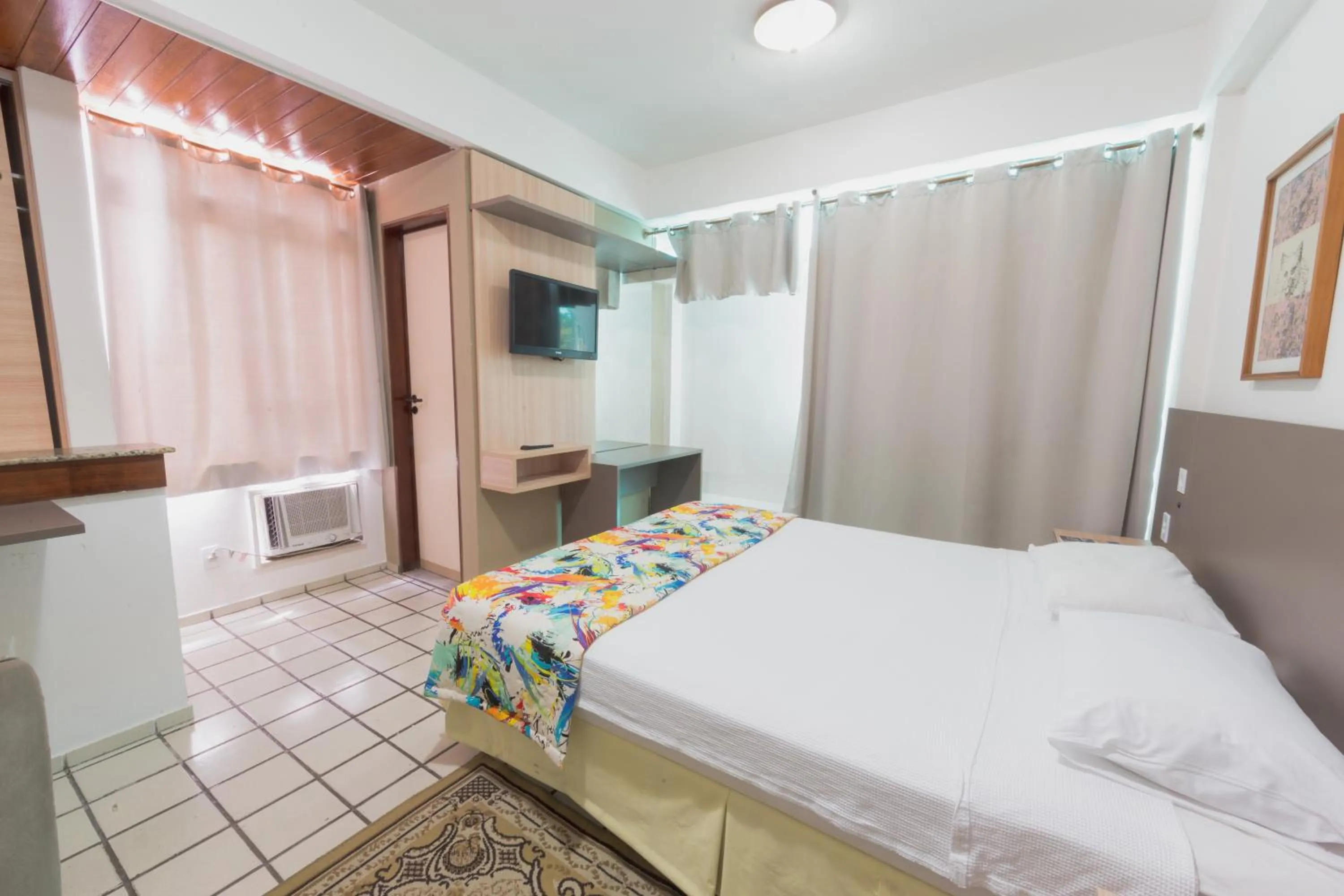 Bed in Xênius Hotel