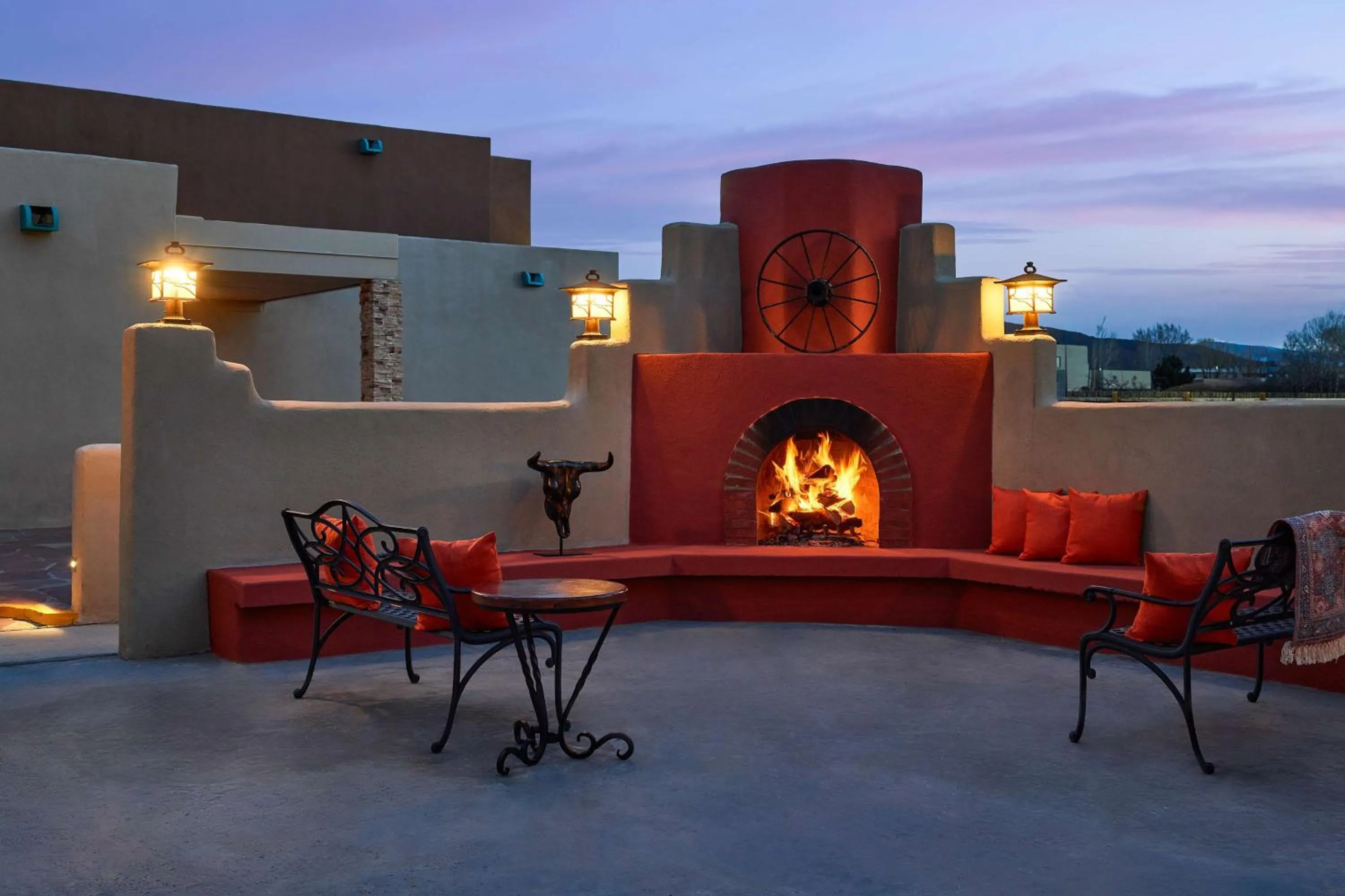Patio in Hilton Tapestry Collection, Hotel Don Fernando De Taos