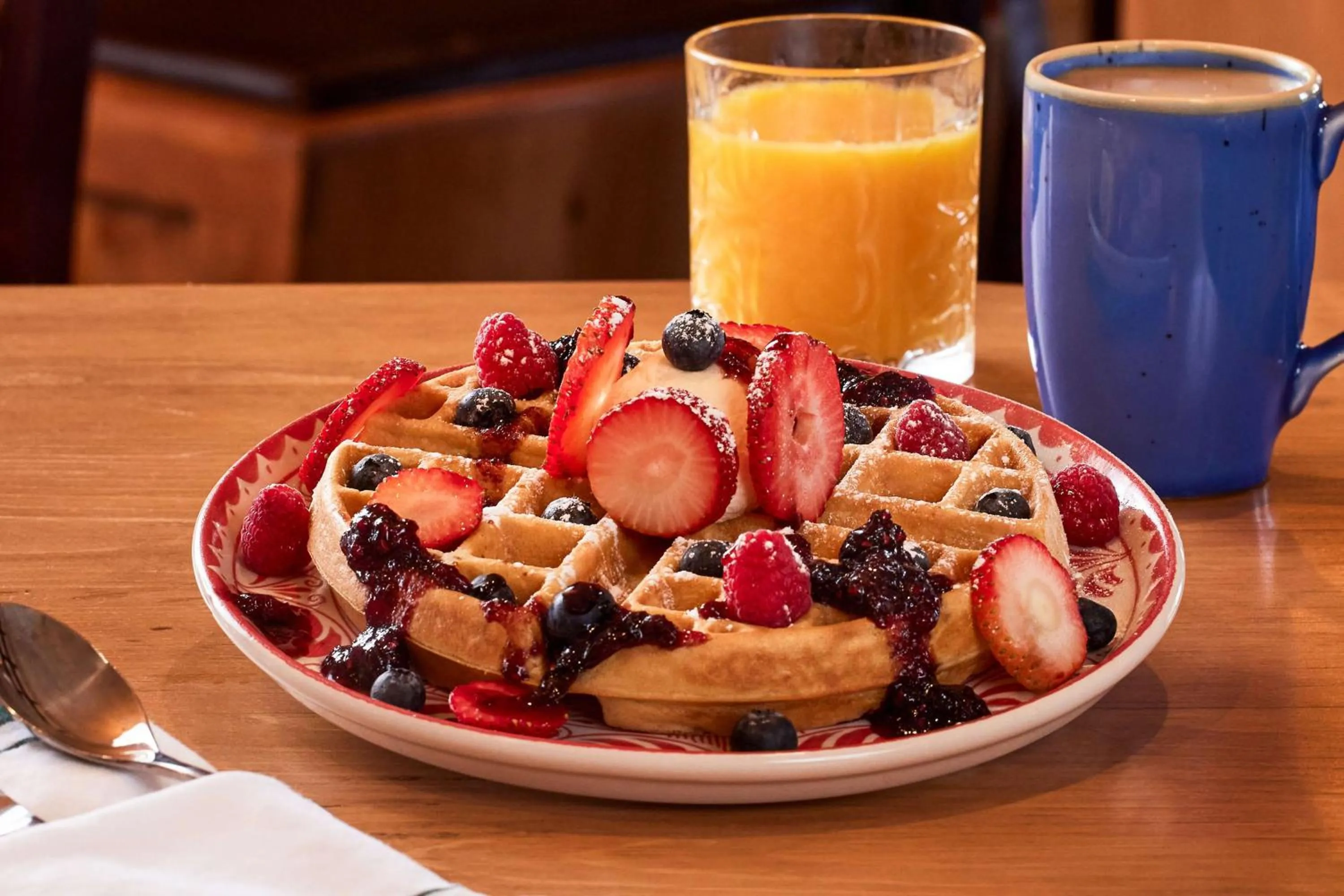 Breakfast in Hilton Tapestry Collection, Hotel Don Fernando De Taos