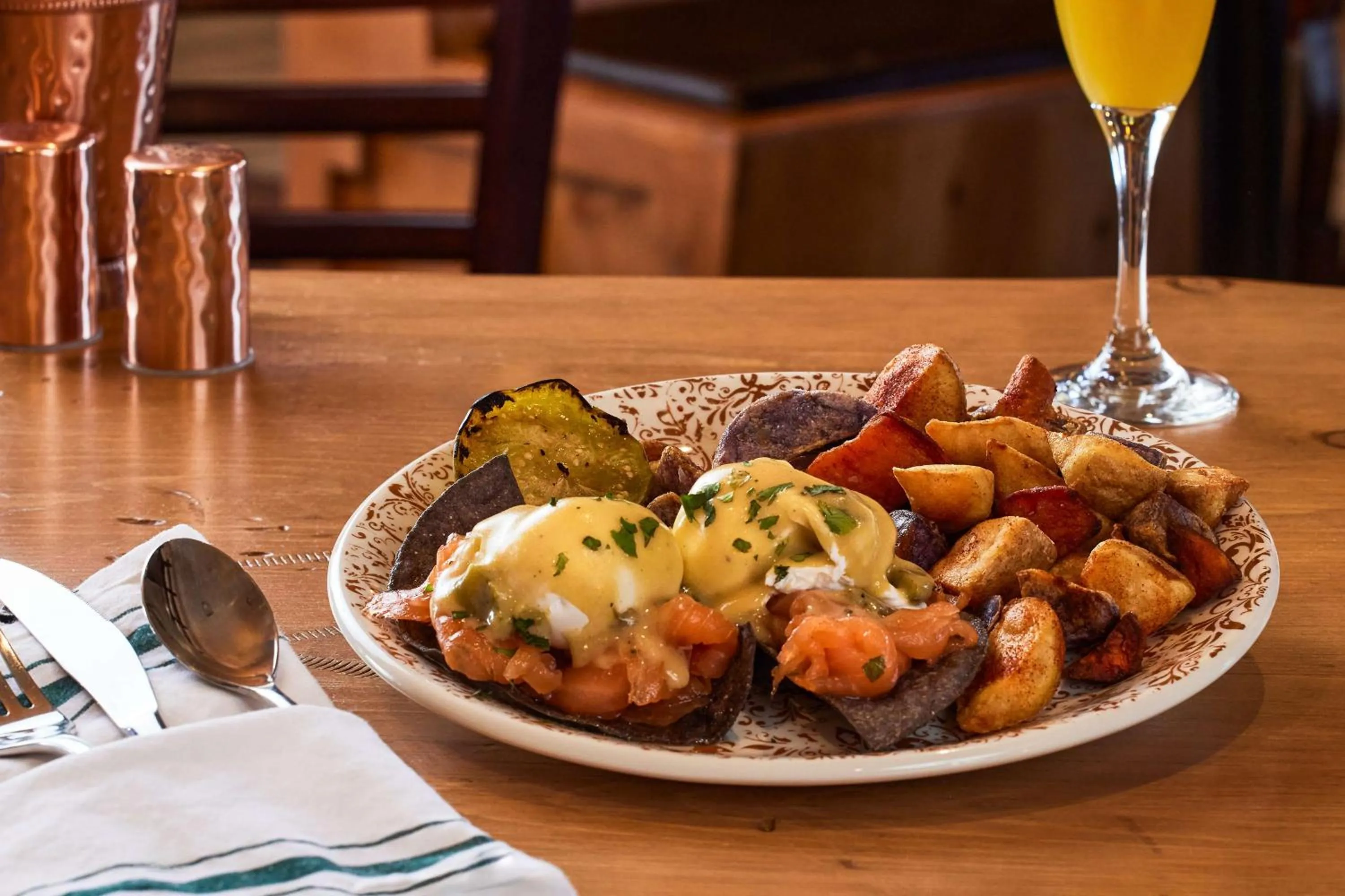 Breakfast in Hilton Tapestry Collection, Hotel Don Fernando De Taos