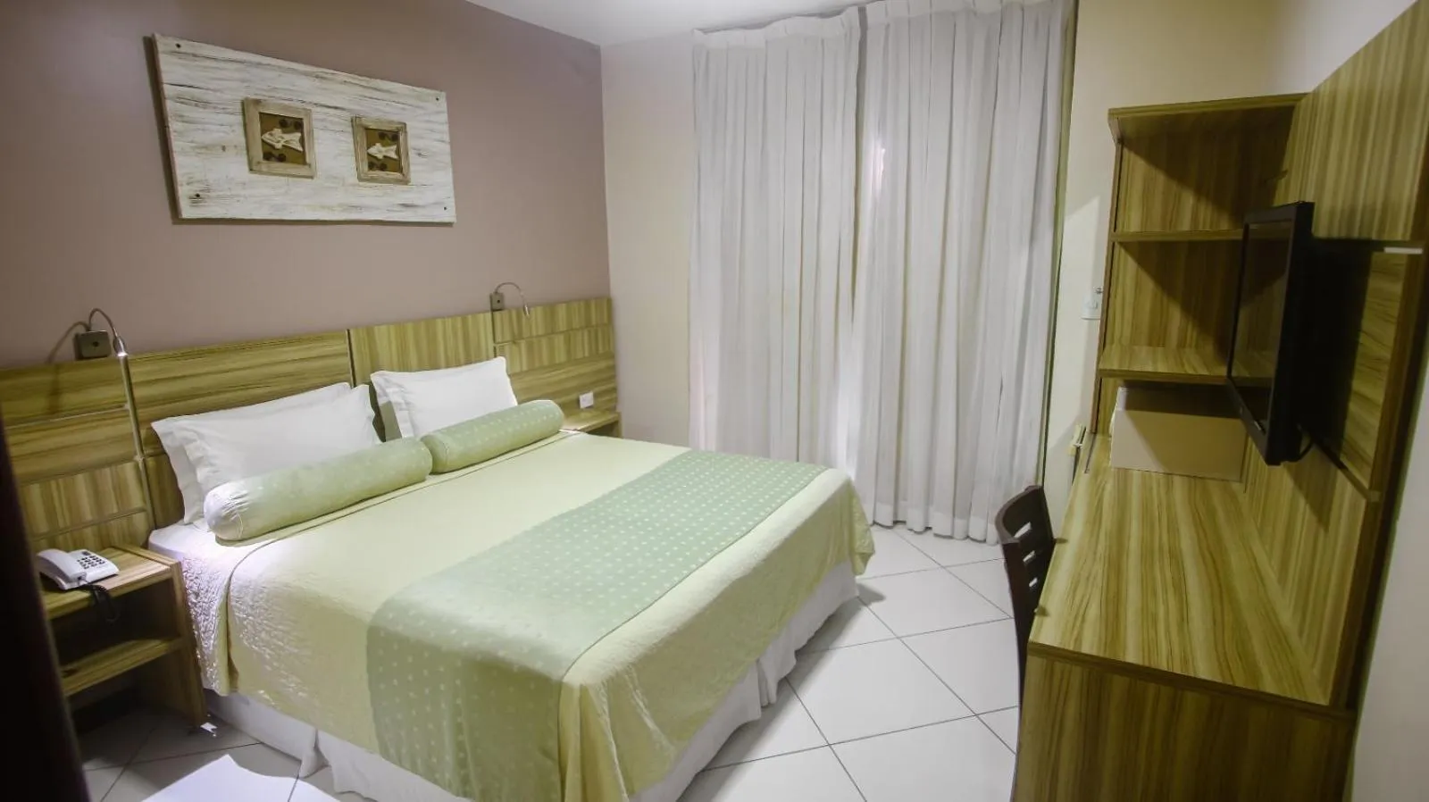 Bed in Pousada Safira do Morro