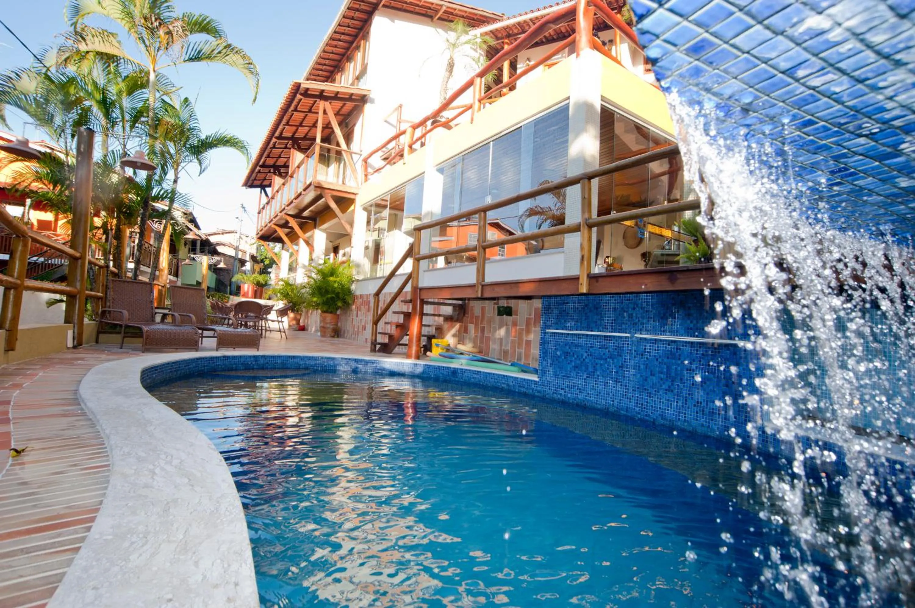 Swimming pool in Pousada Safira do Morro