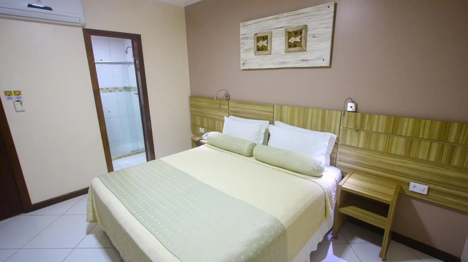 Bed in Pousada Safira do Morro