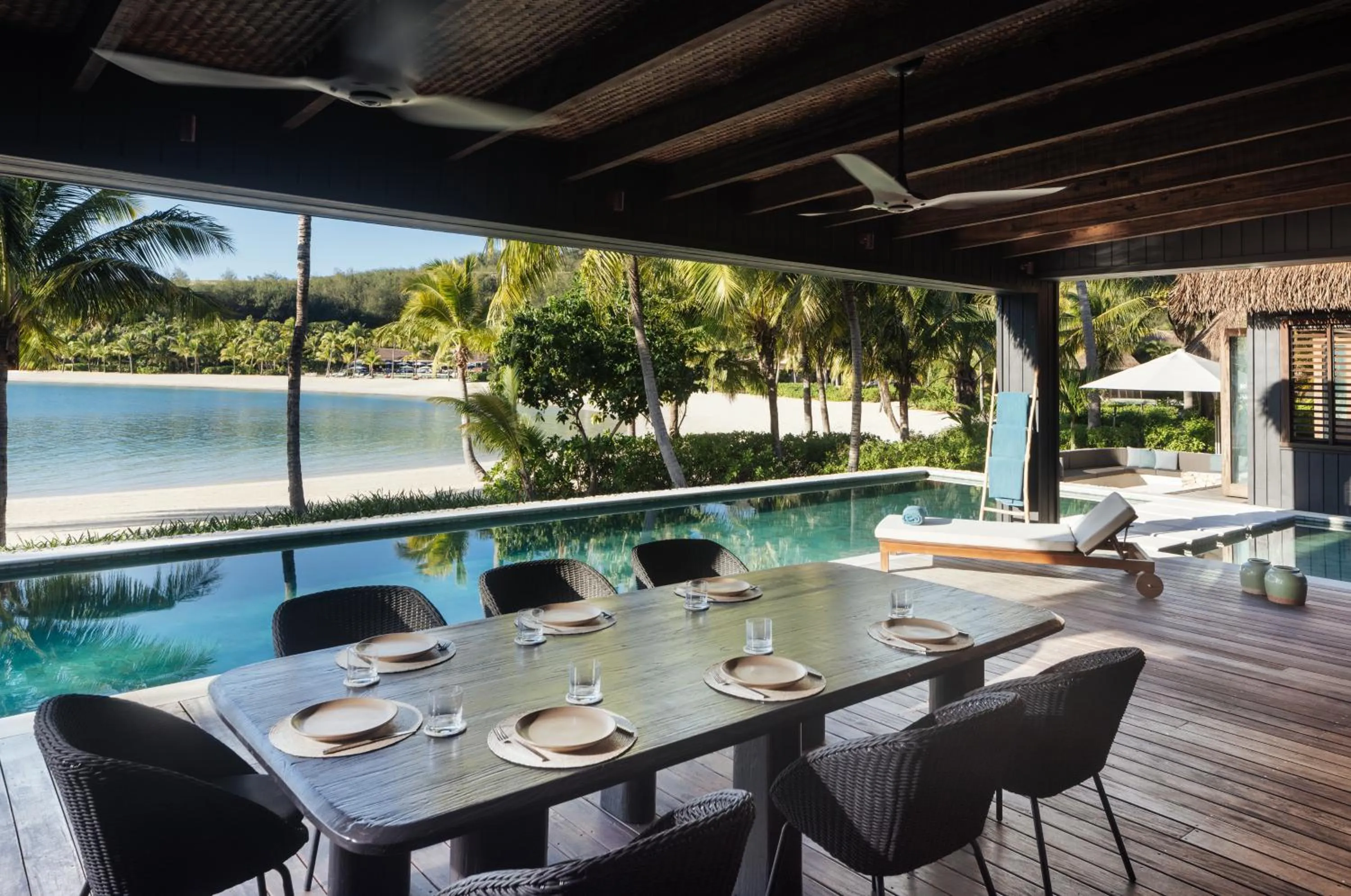 Balcony/Terrace in Six Senses Fiji