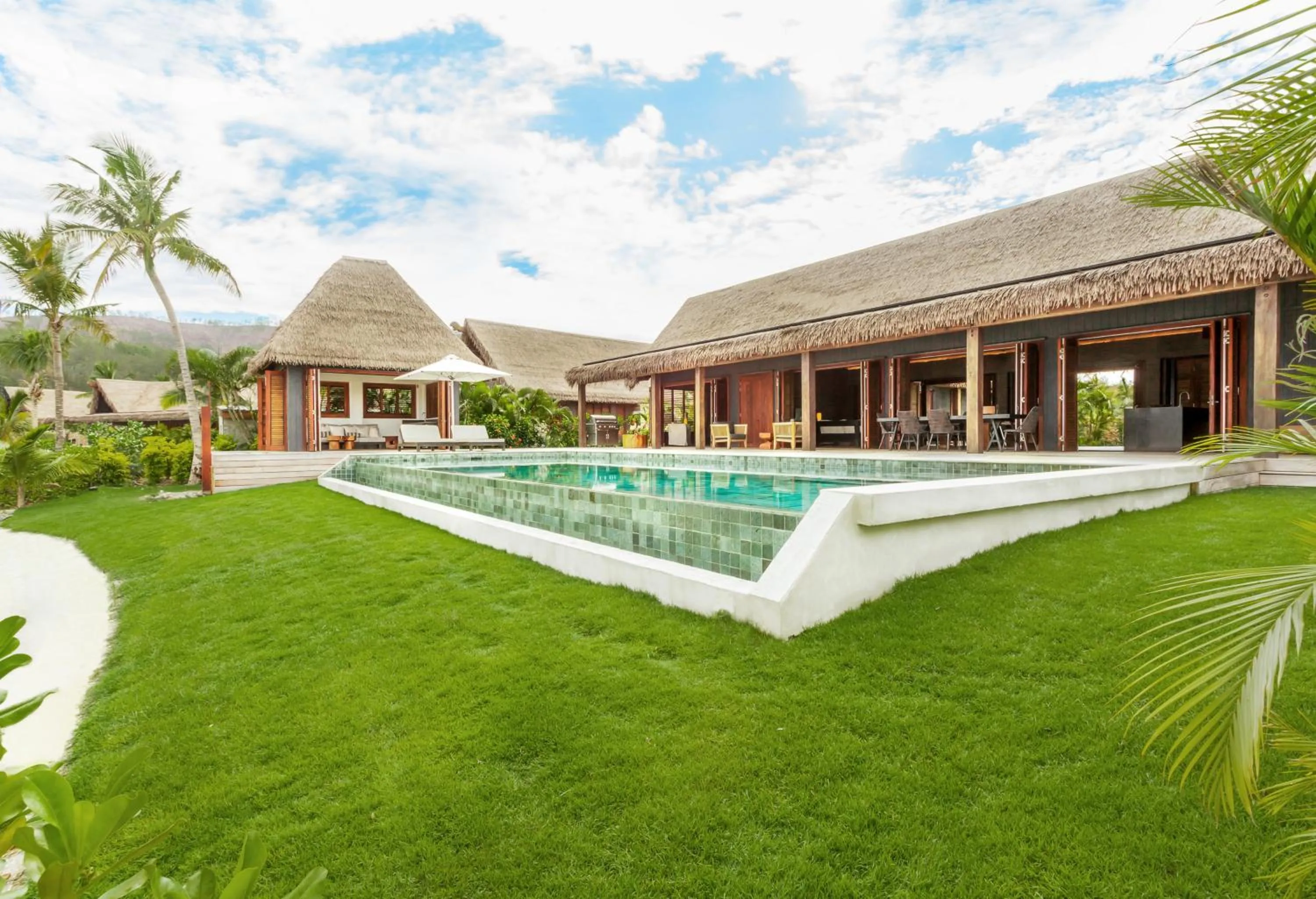 Property building in Six Senses Fiji