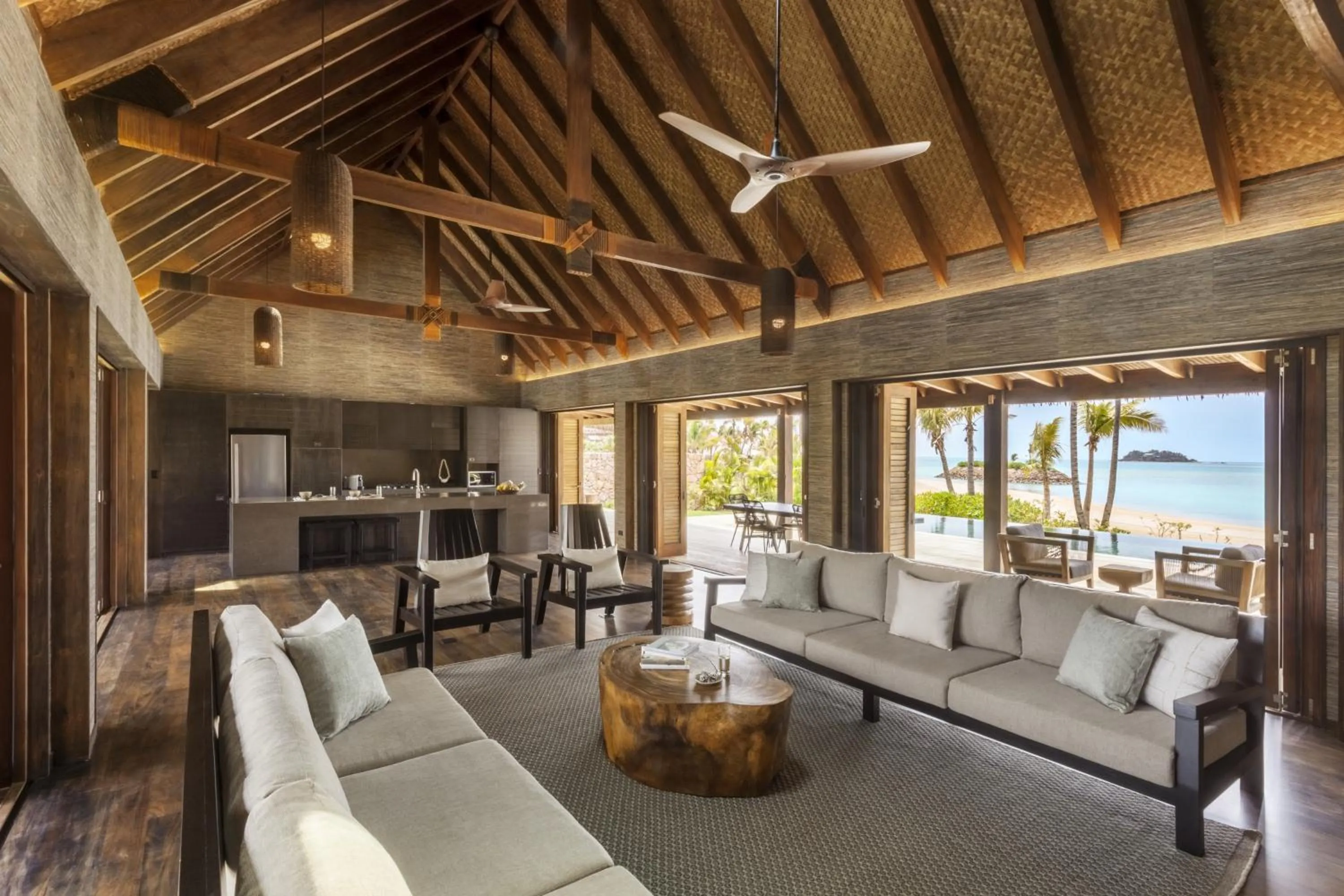 Kitchen or kitchenette in Six Senses Fiji