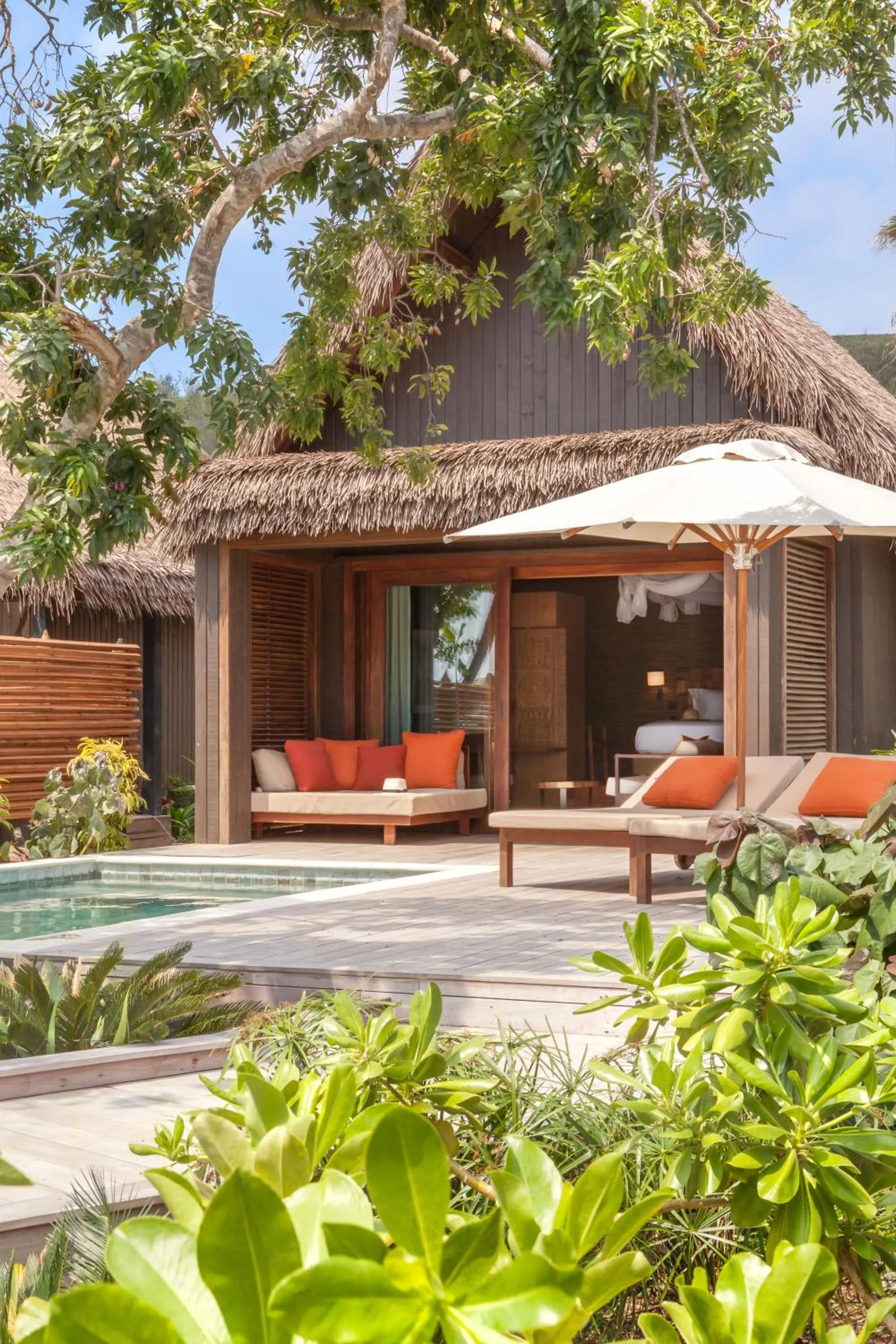 Garden in Six Senses Fiji