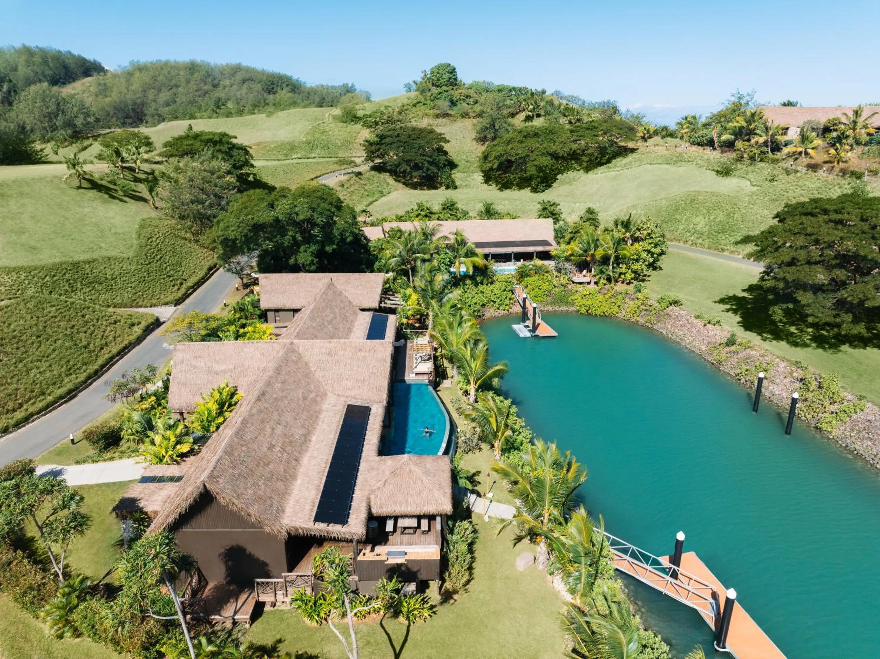 Property building in Six Senses Fiji