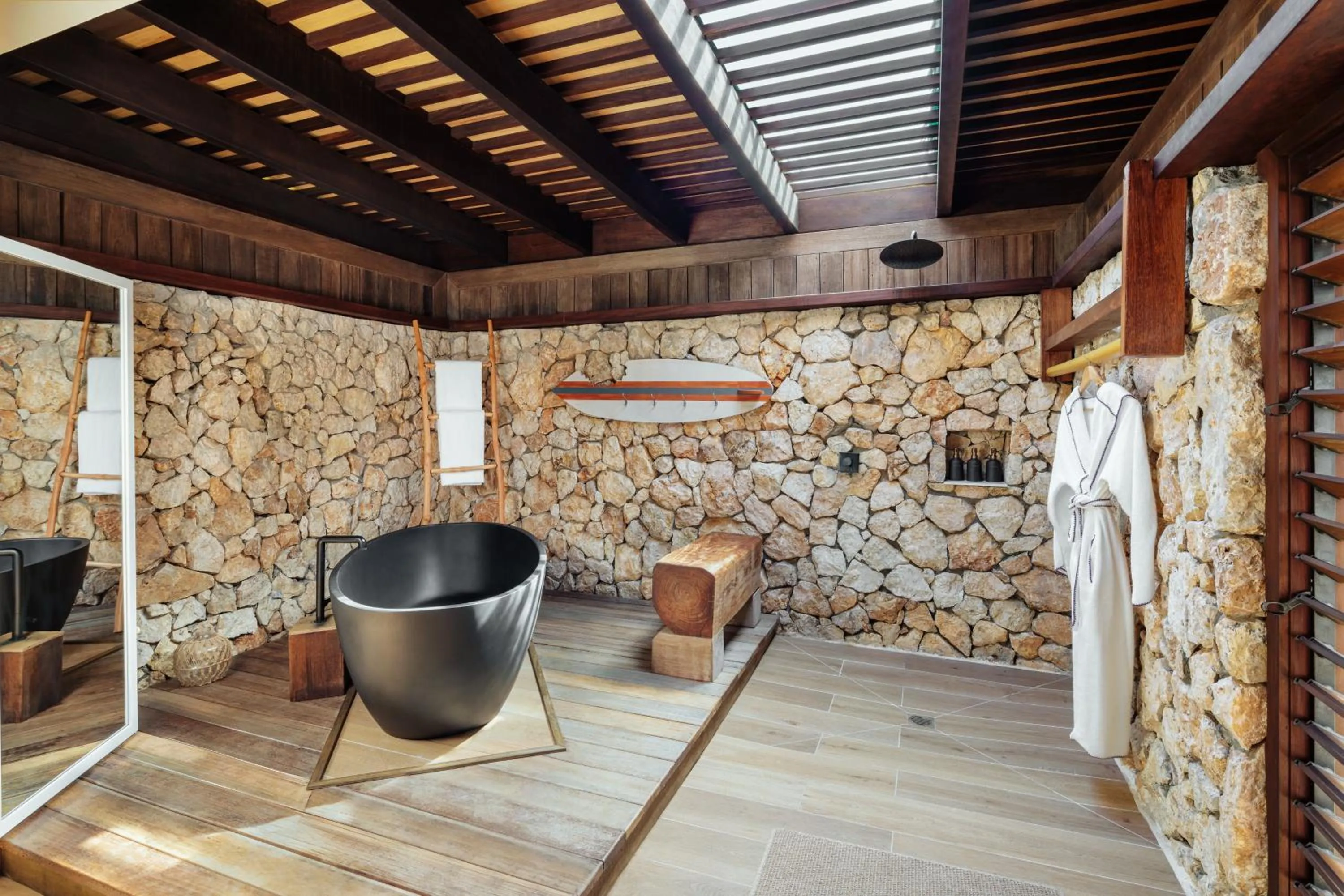 Bathroom in Six Senses Fiji