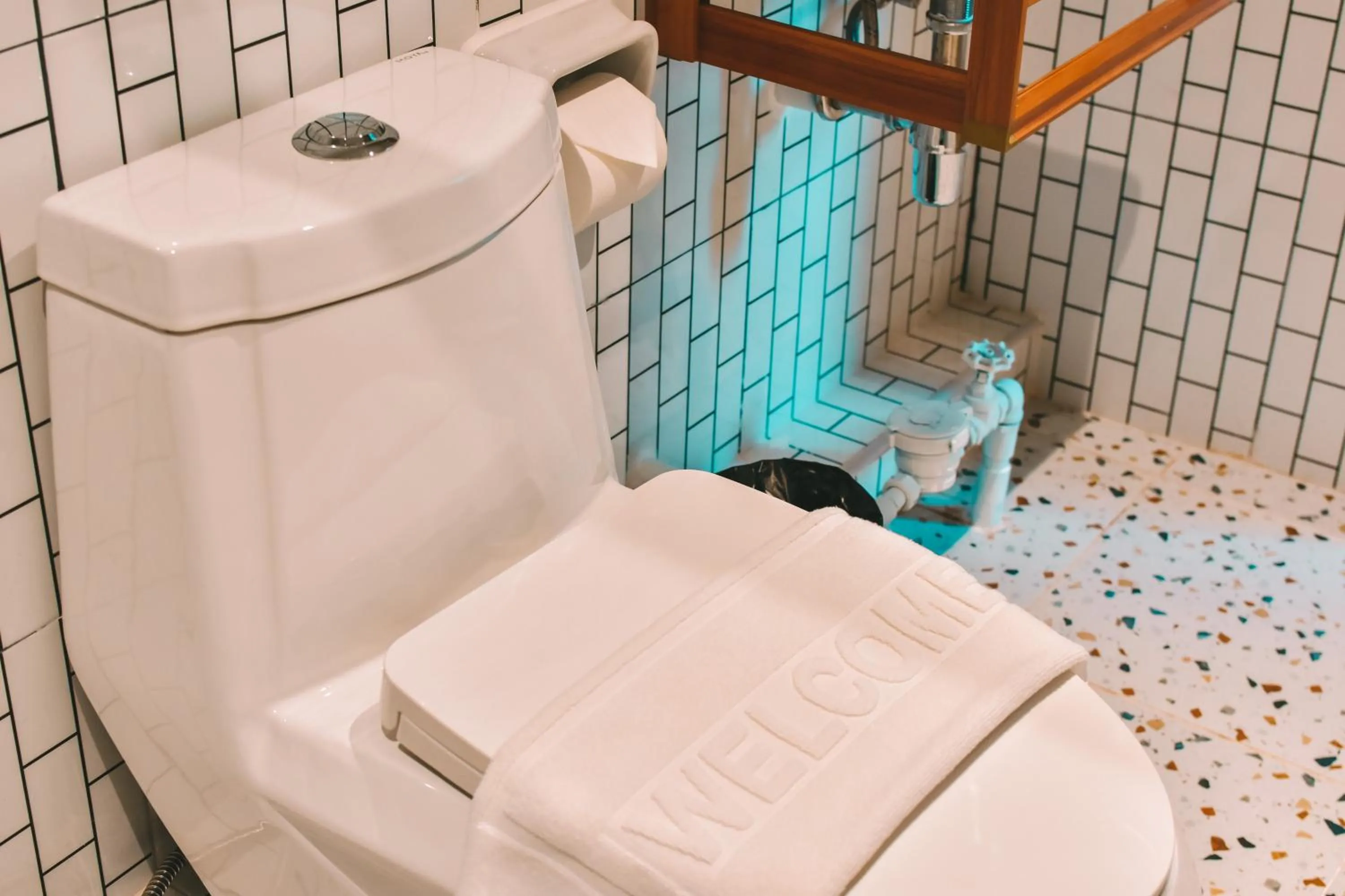 Bathroom in THALAY Cha-am by THA