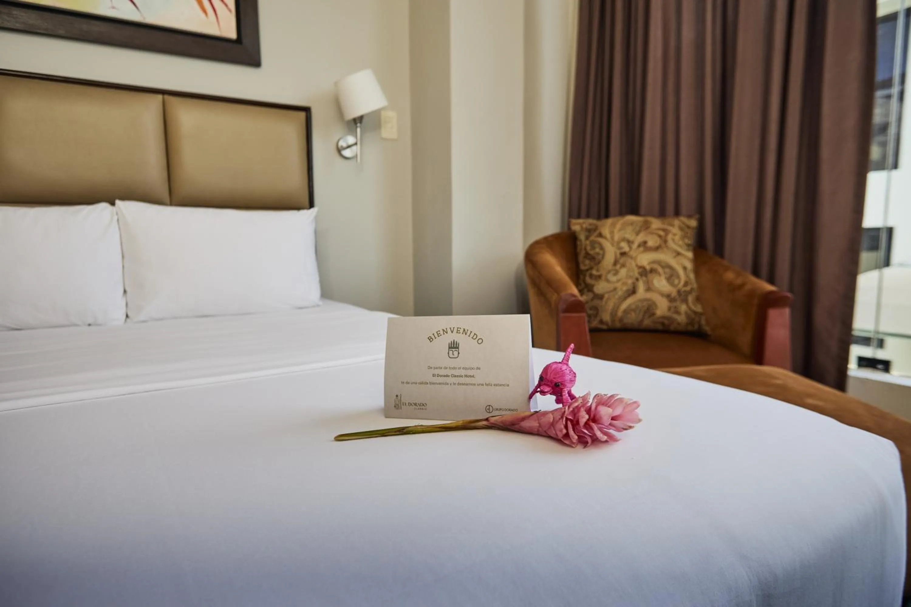 Bed in El Dorado Classic Hotel