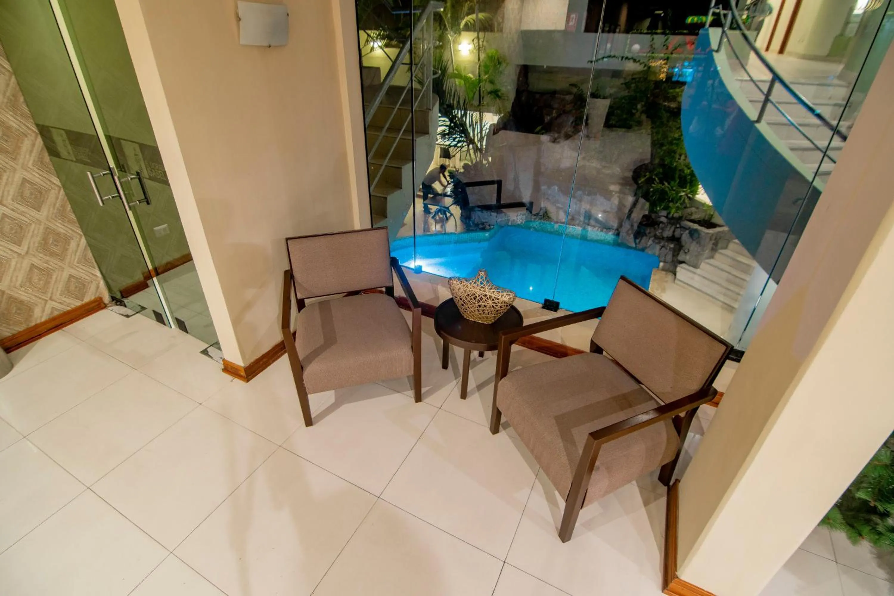 Pool view in El Dorado Classic Hotel