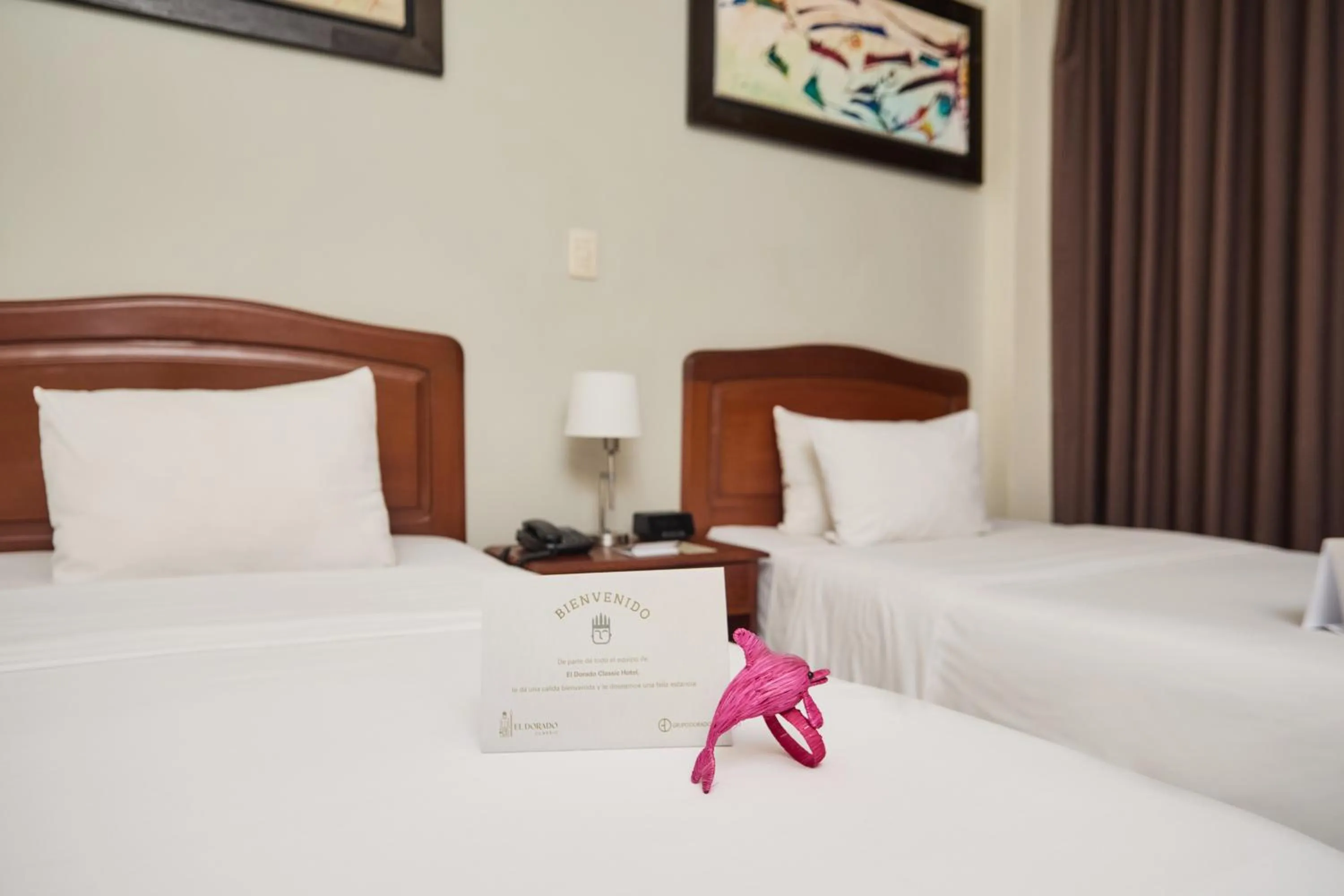 Bed in El Dorado Classic Hotel