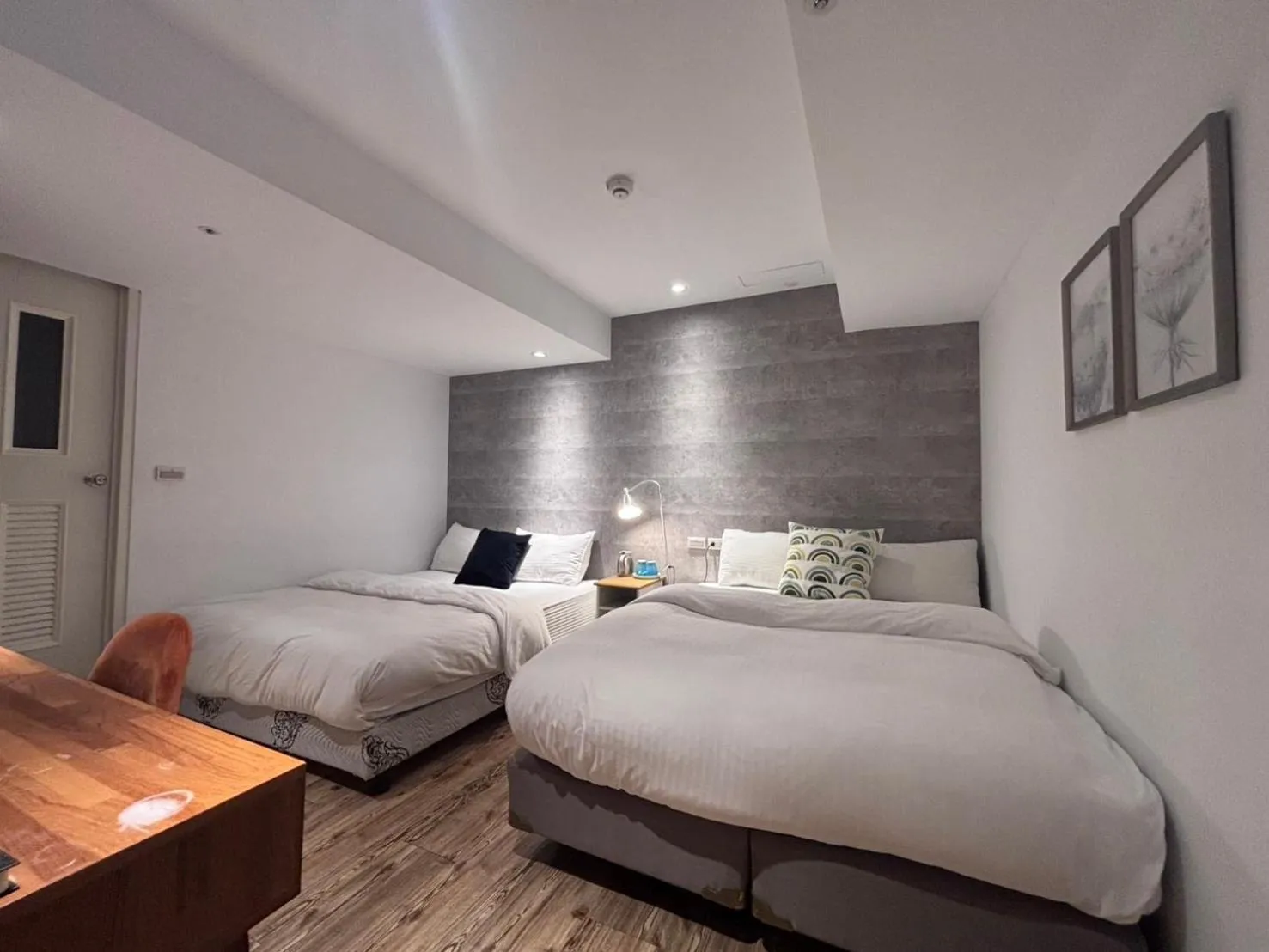 Bed in M Taipei Hotel