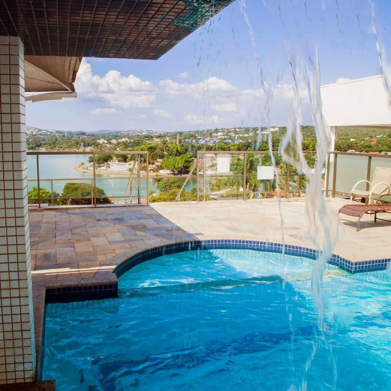 Pool view in Ramada Hotel & Suites Lagoa Santa By Wyndham