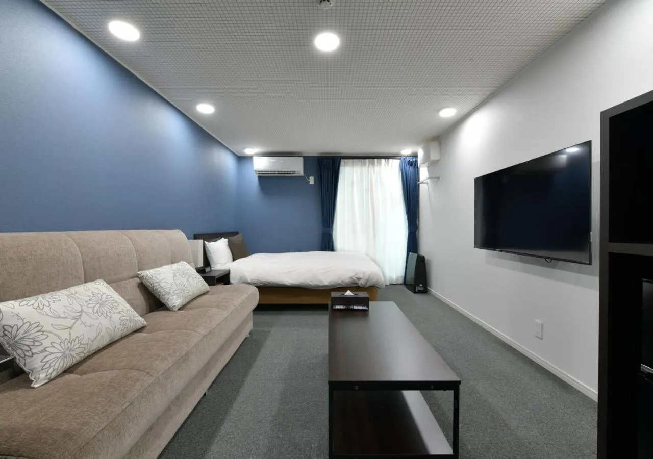 Bed in Villa Front Kyoto Seimei